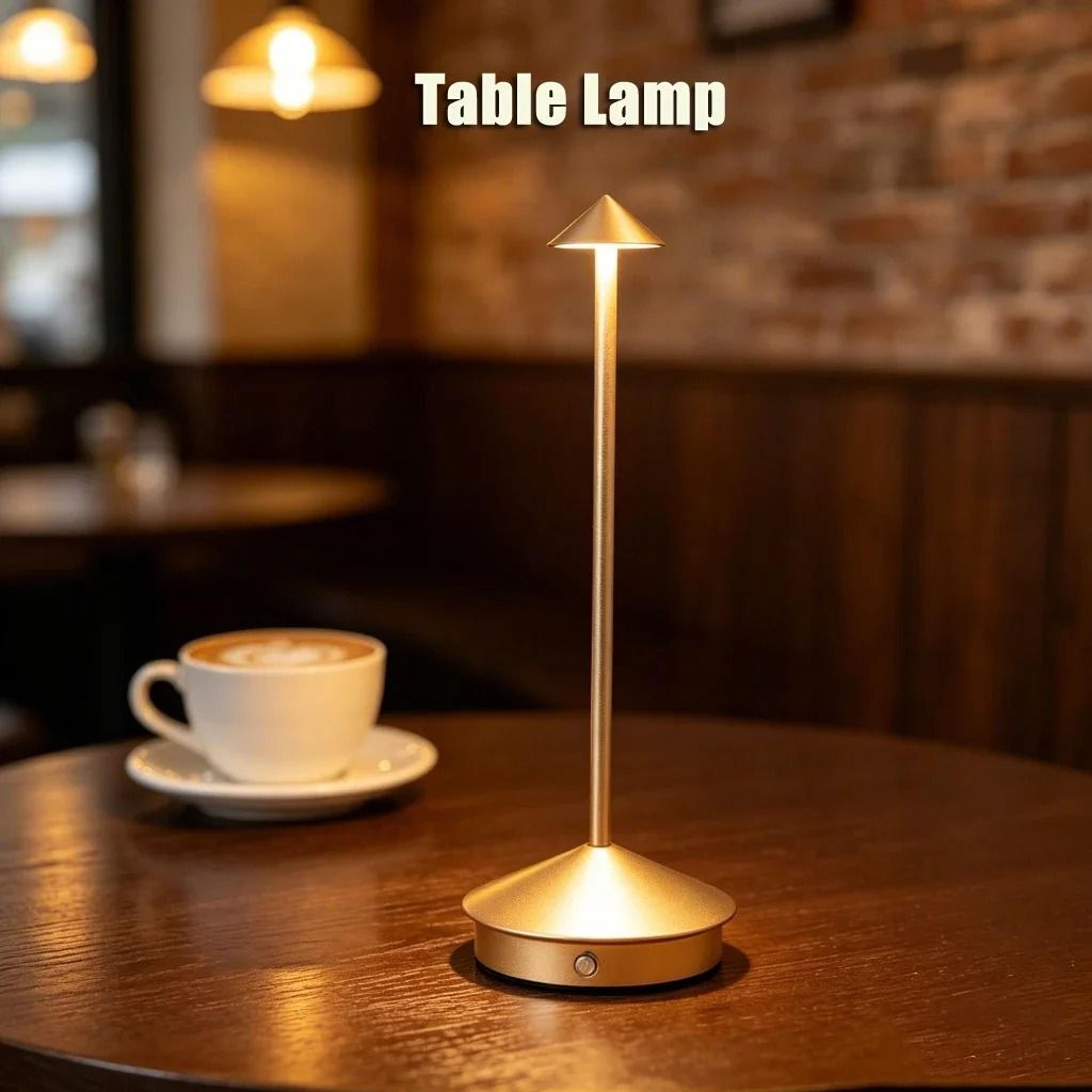 Modern Cordless LED Pina Table Lamp Rechargeable Touch Control Desk Light 5