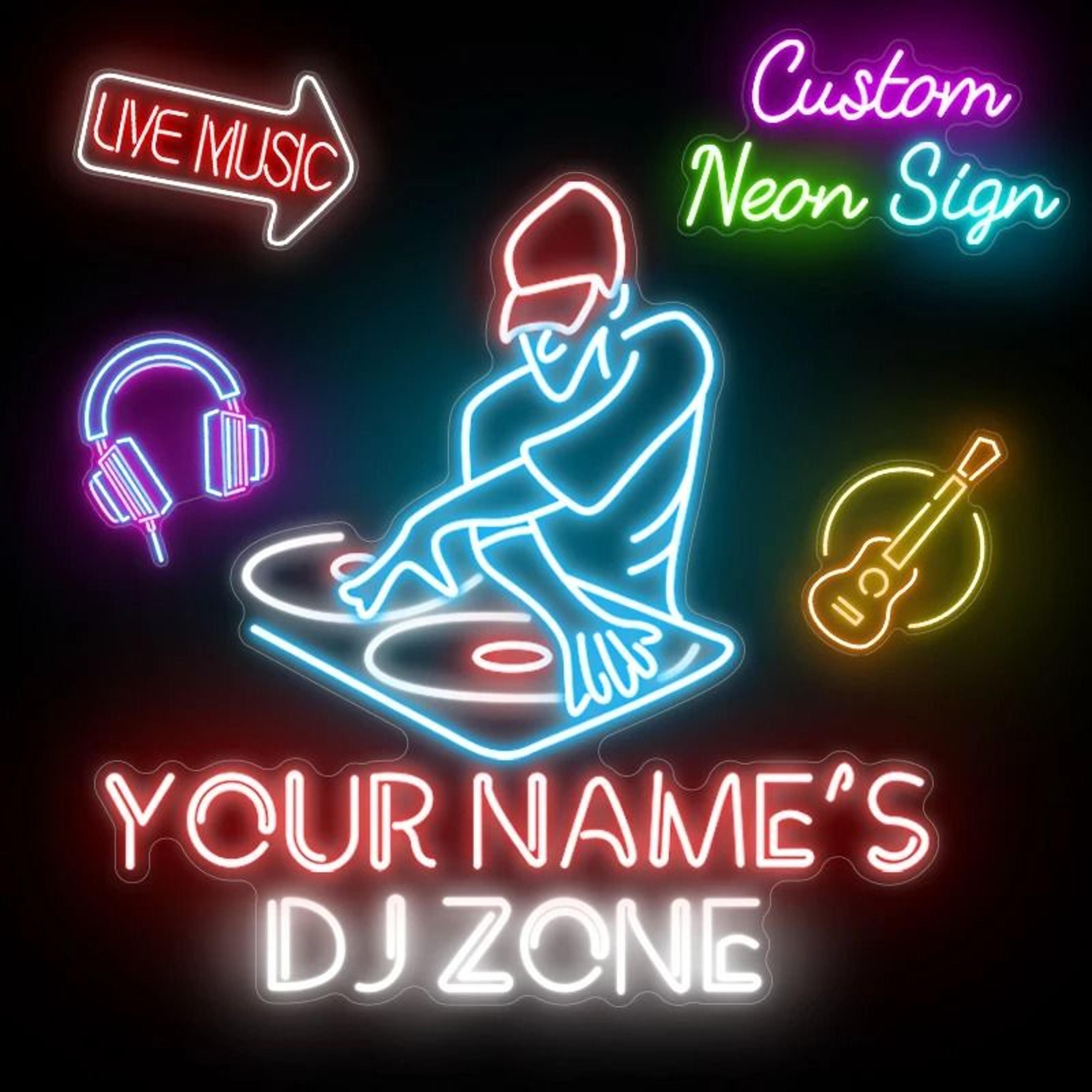 Customized Personalized LED Neon Sign Name Logo  Event Wall Decor 0