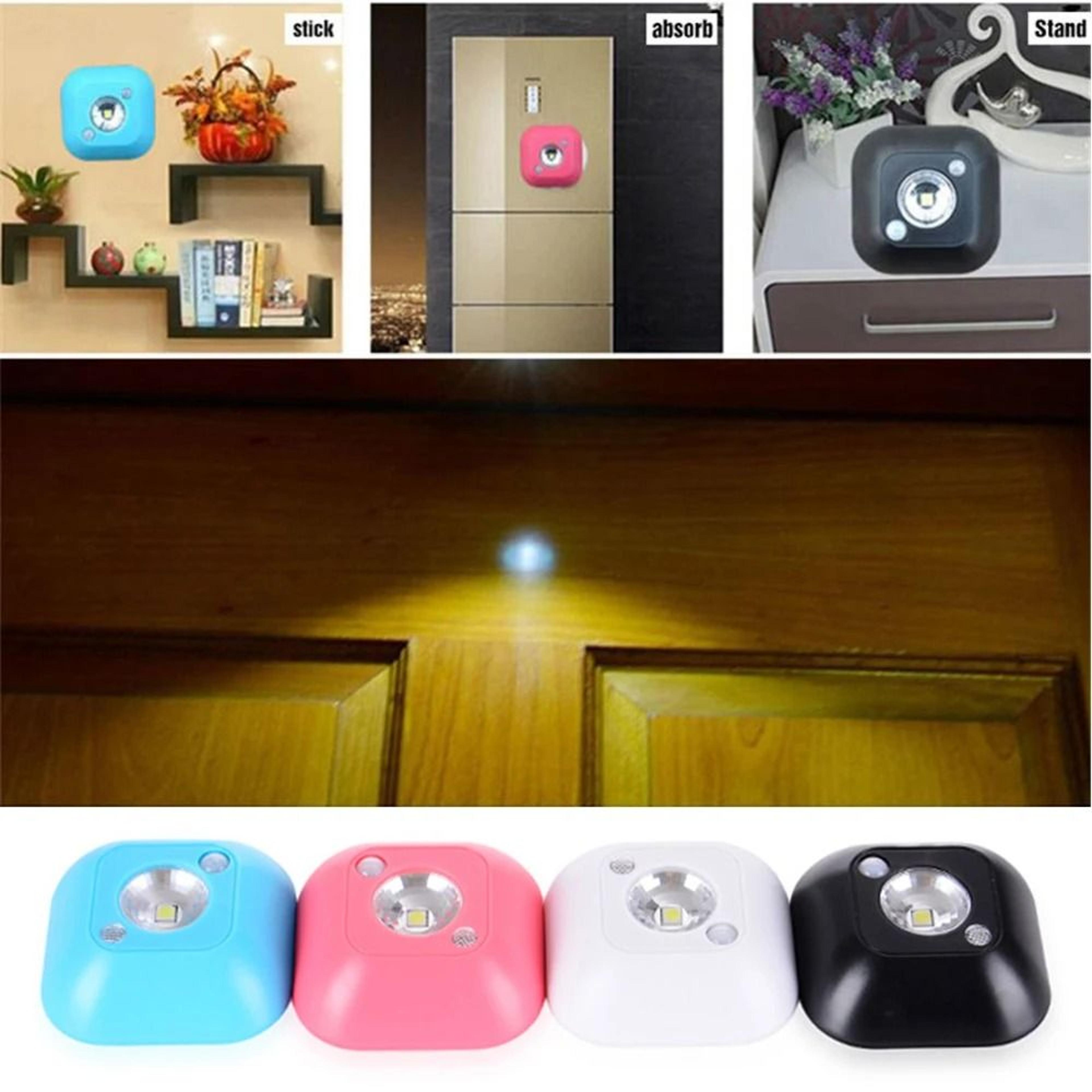 Mini Smart Wireless PIR Motion Sensor LED Wall Lamp  Magnetic Night Light 0