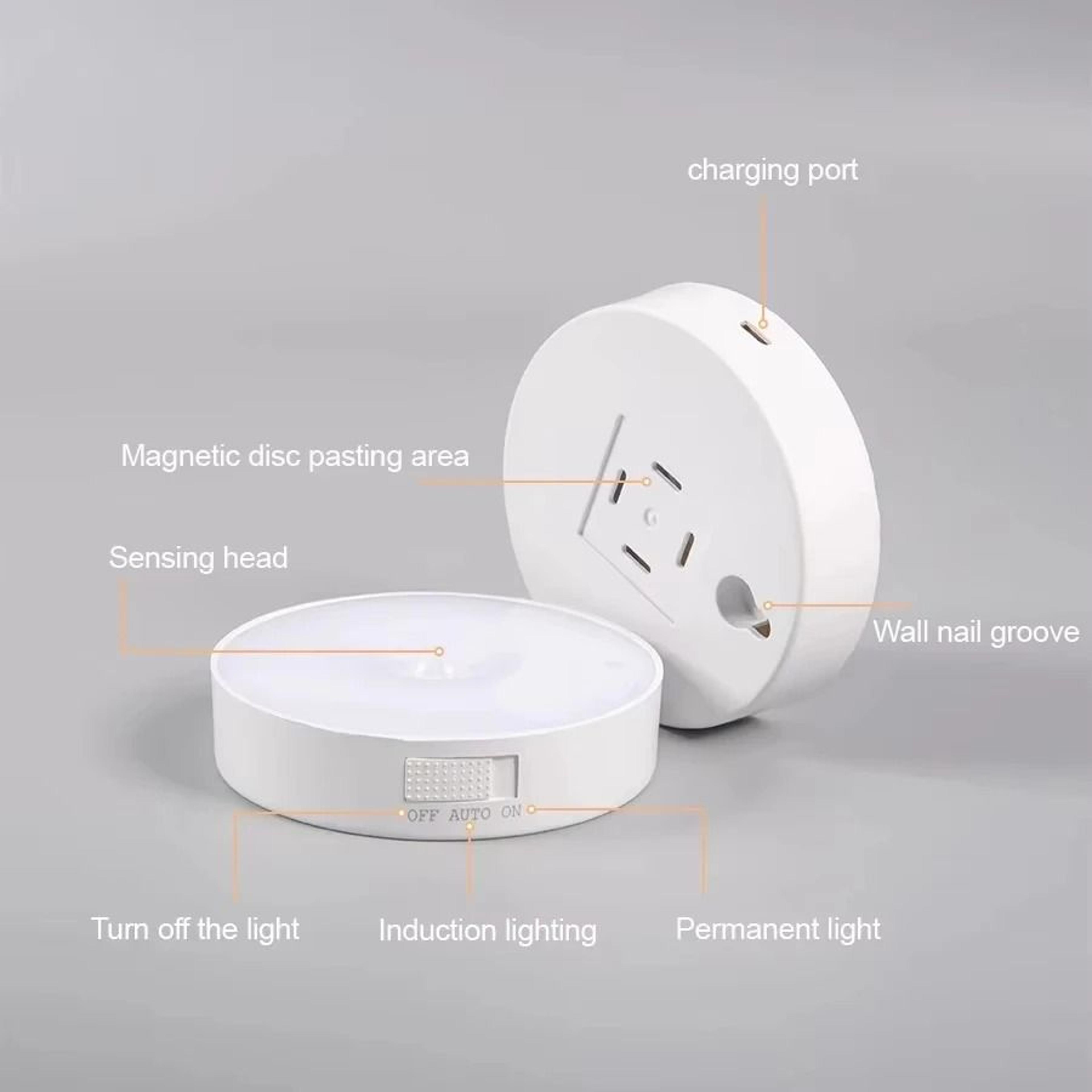 GGbingo TypeC Rechargeable Wireless Motion Sensor LED Cabinet  Closet Light 4