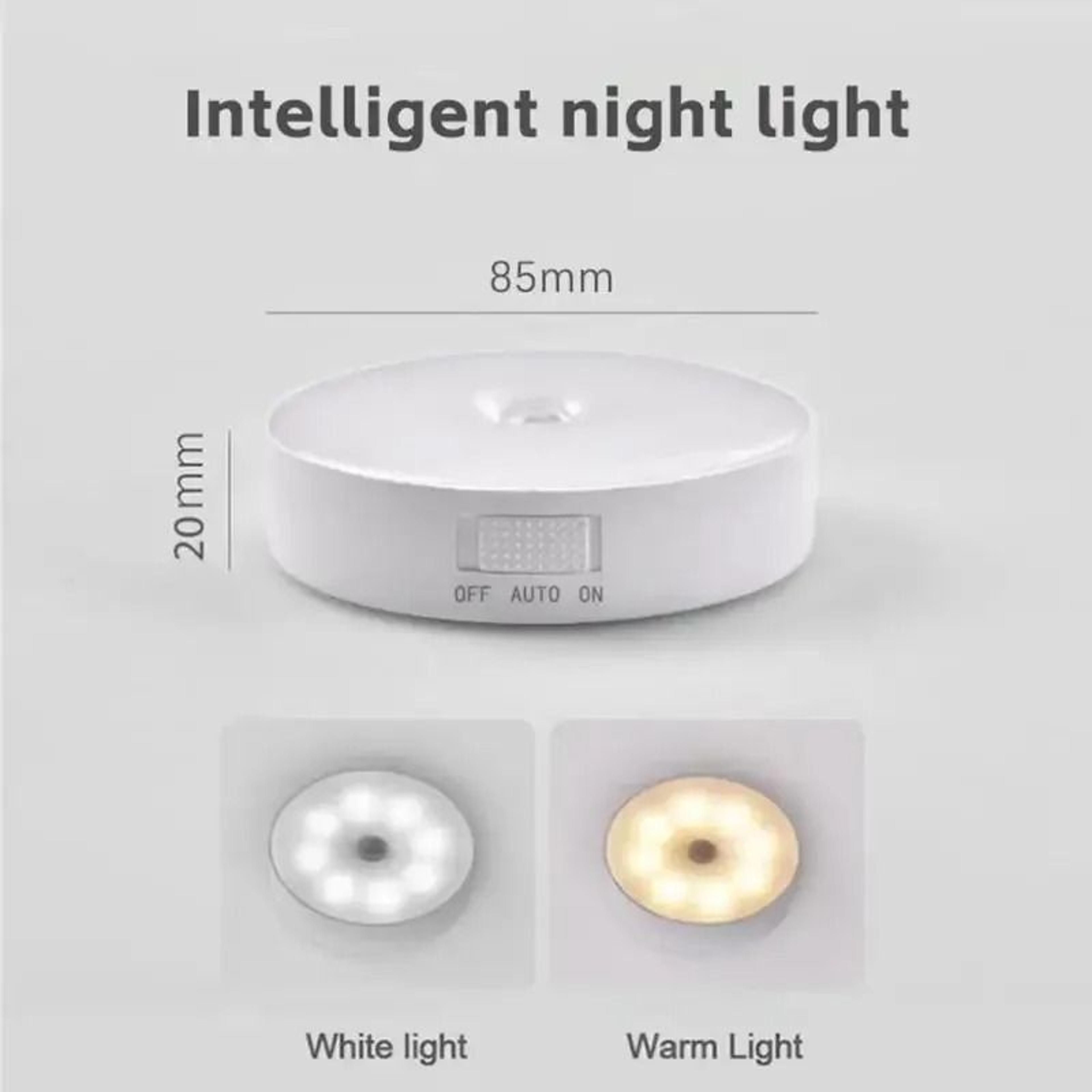 Smart Human Body Sensor LED Night Light USB Rechargeable Magnetic Emergency Lamp 4