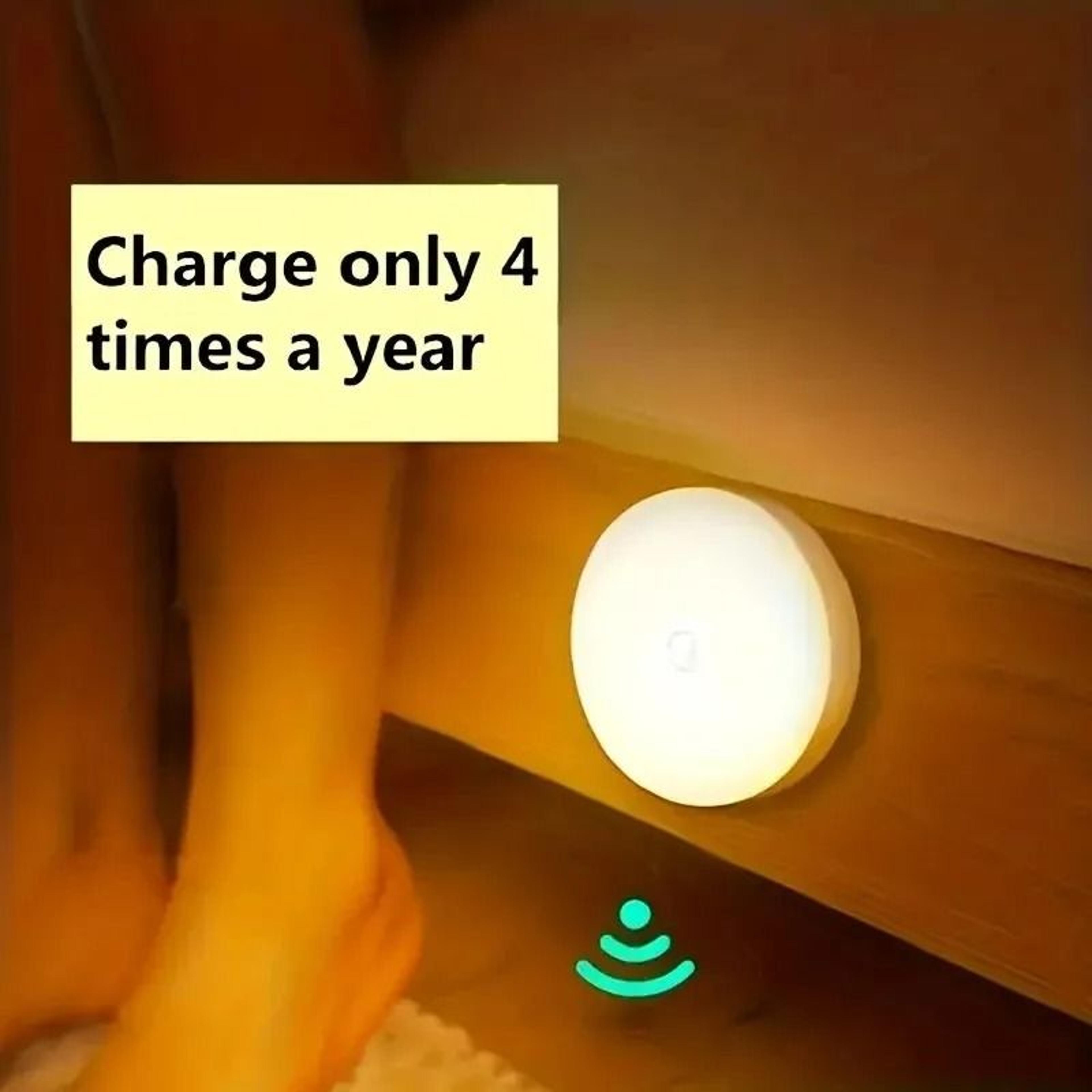 Wireless LED Motion Sensor Night Light StickOn Safety Lamp For Closet Stairs  Bedroom 0