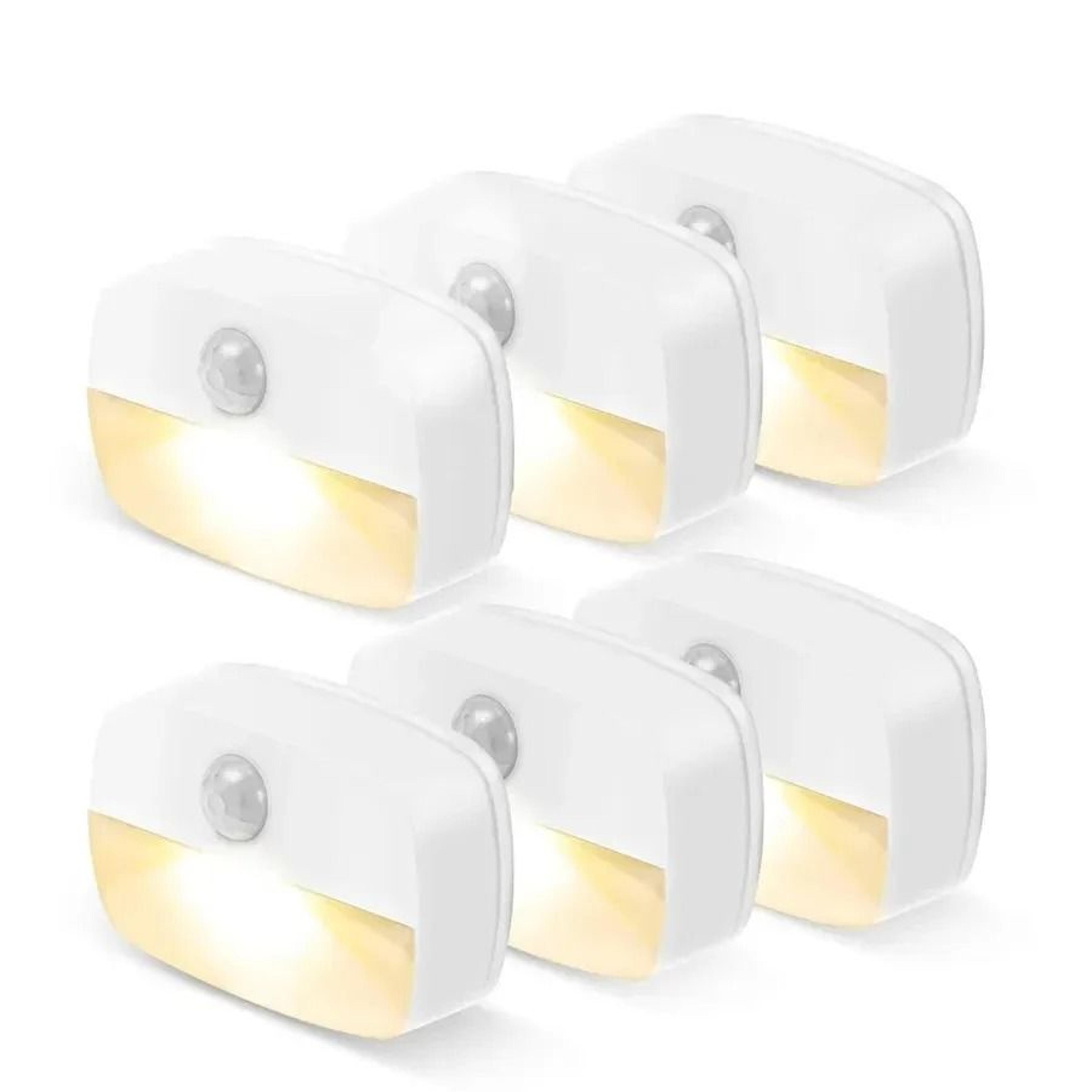Auto ONOFF Smart LED PIR Motion Sensor Night Light Under Cabinet  Closet Staircase Lamp 0