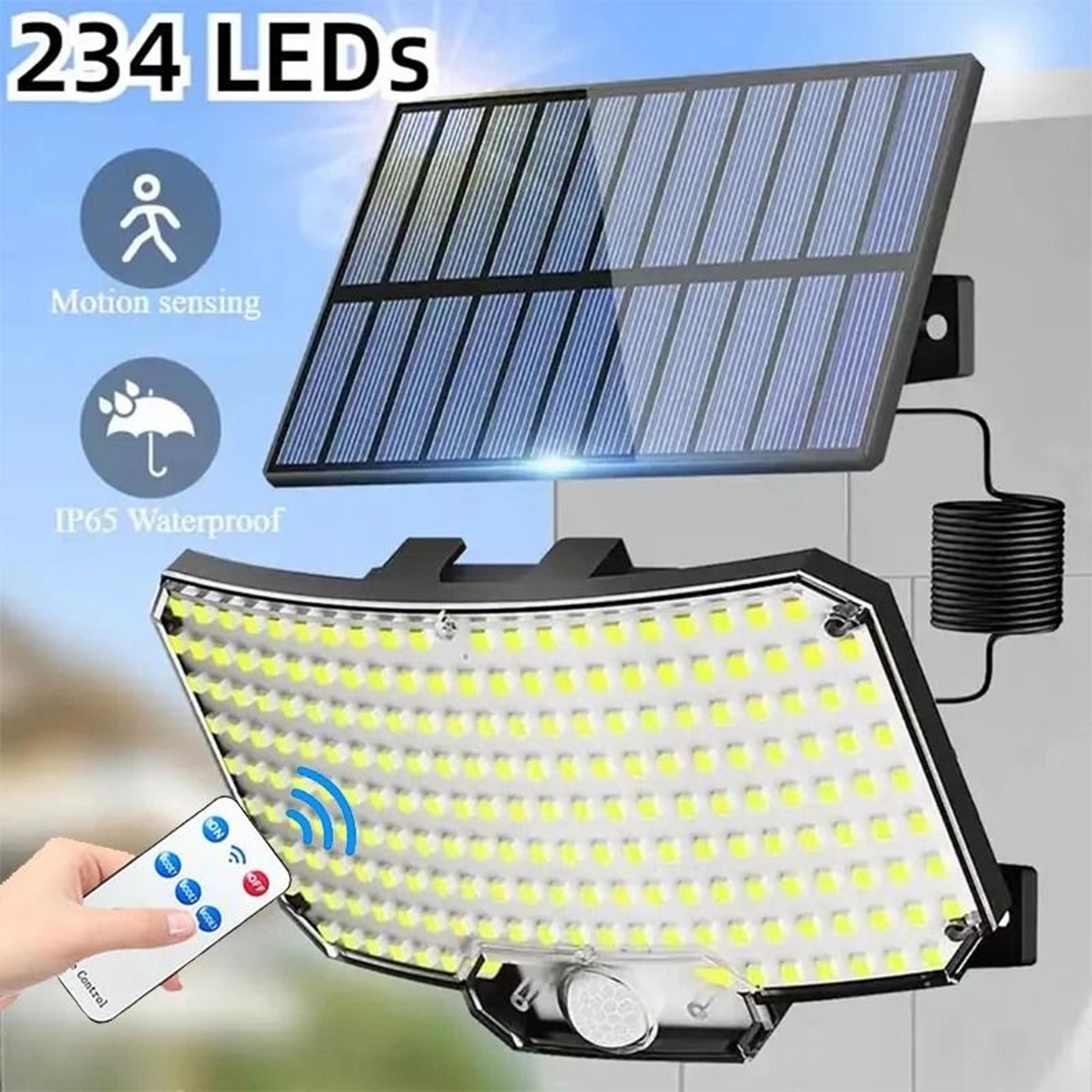 Outdoor Super Bright Solar Motion Sensor Wall Light IP65 Waterproof Garden  Patio Floodlight 0
