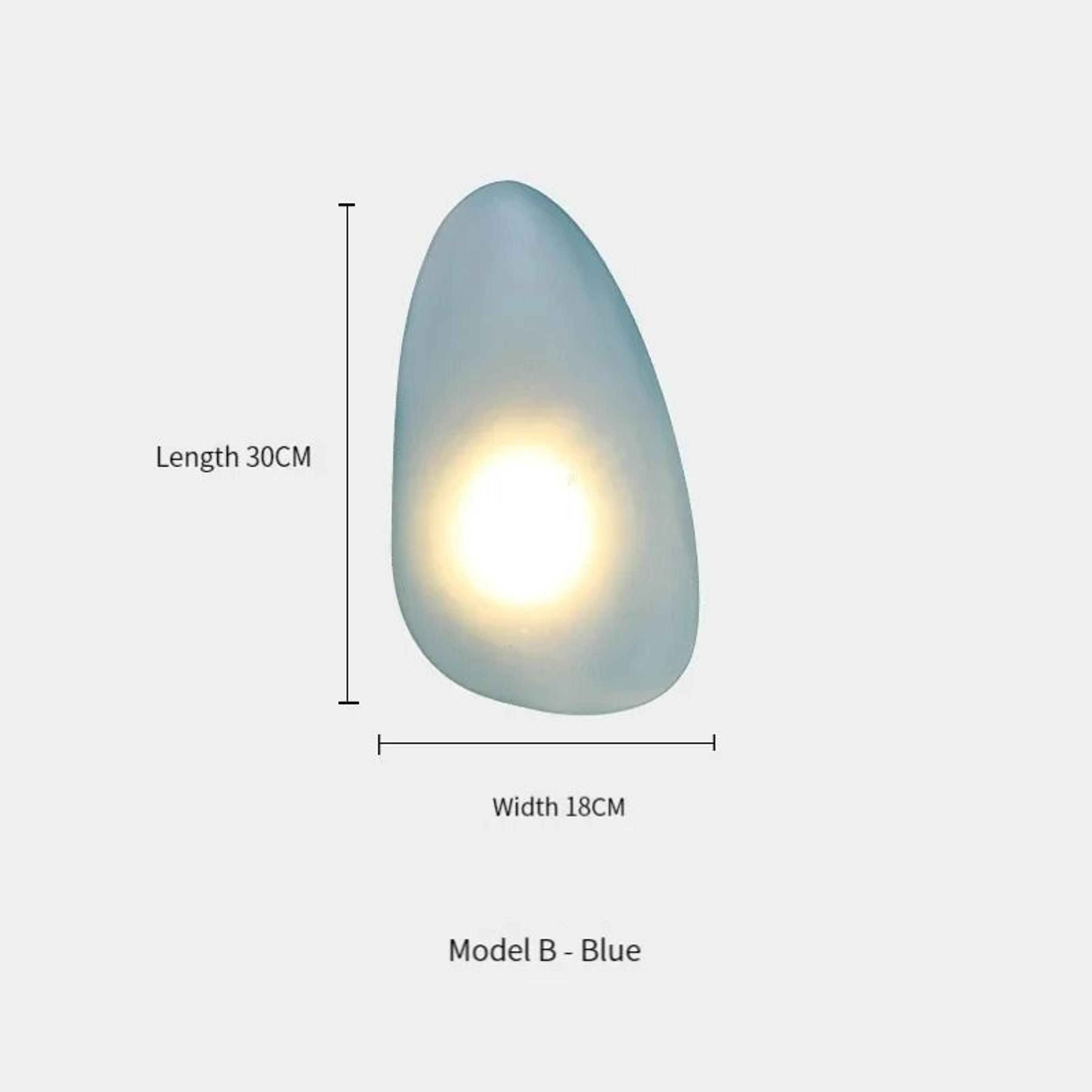 Nordic Creative Pebble Designer Wall Lamp Modern Geometric Accent Sconce 14