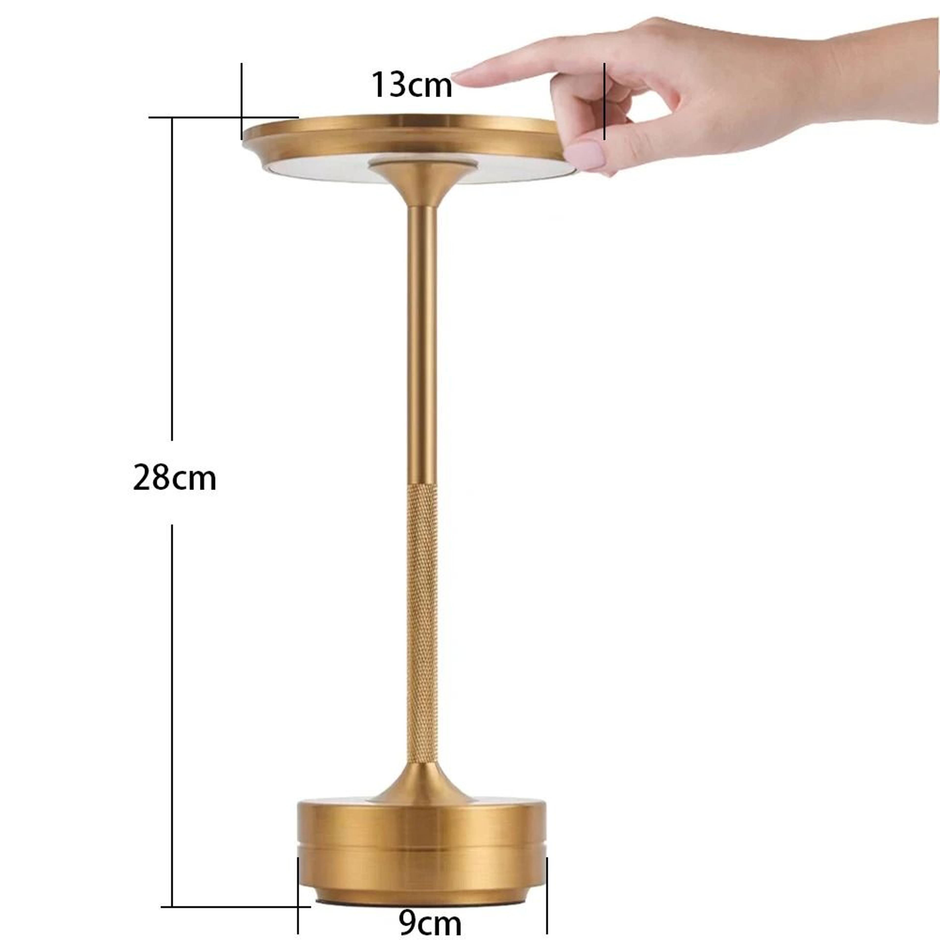 Modern Rechargeable Touch LED Desk  Bar Table Lamp Minimalist Cordless Night Light For Cafe  Bedroo 6