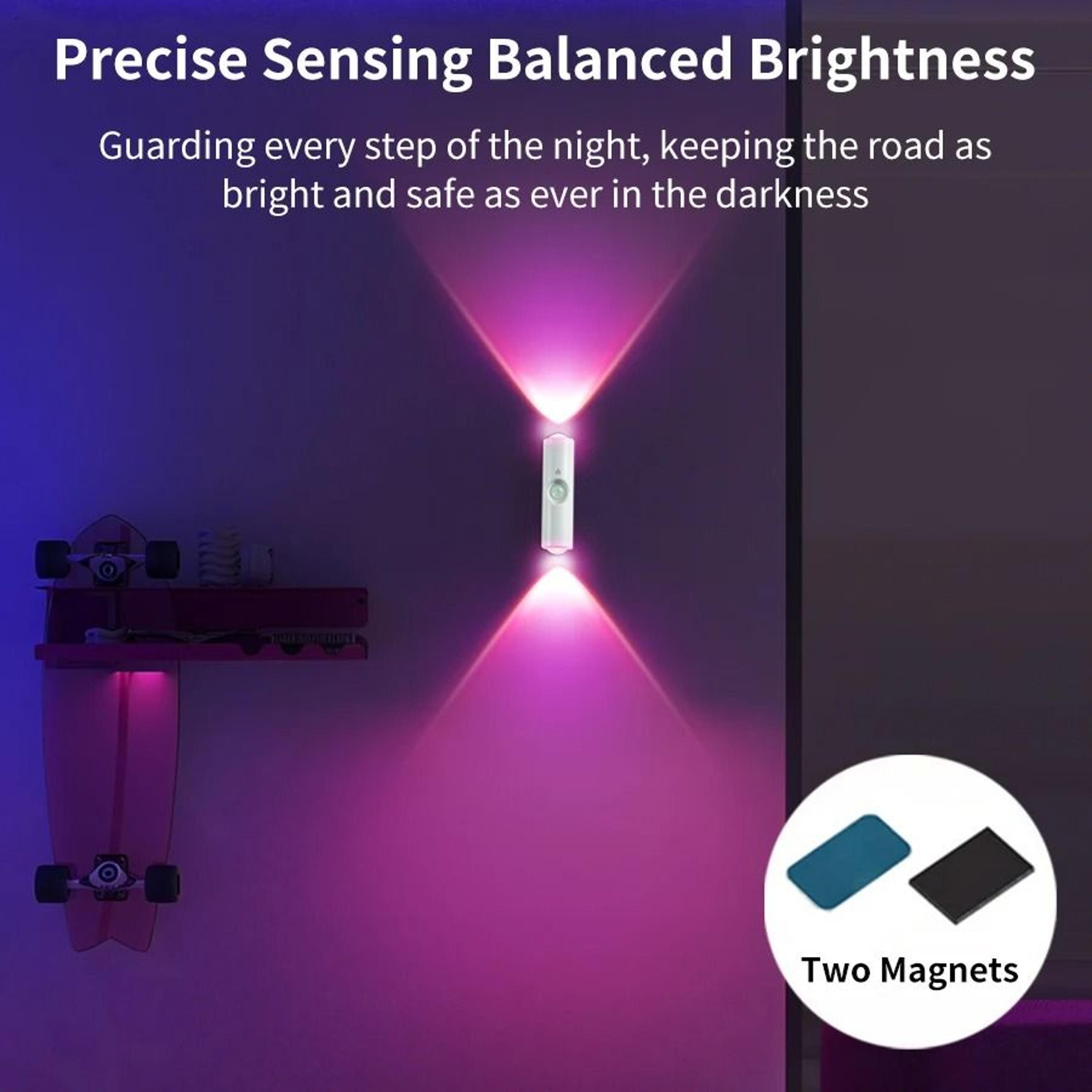 RGB Gradient Motion Sensor Sunset Lamp Magnetic Rechargeable Wall Spotlight  Night Light 3