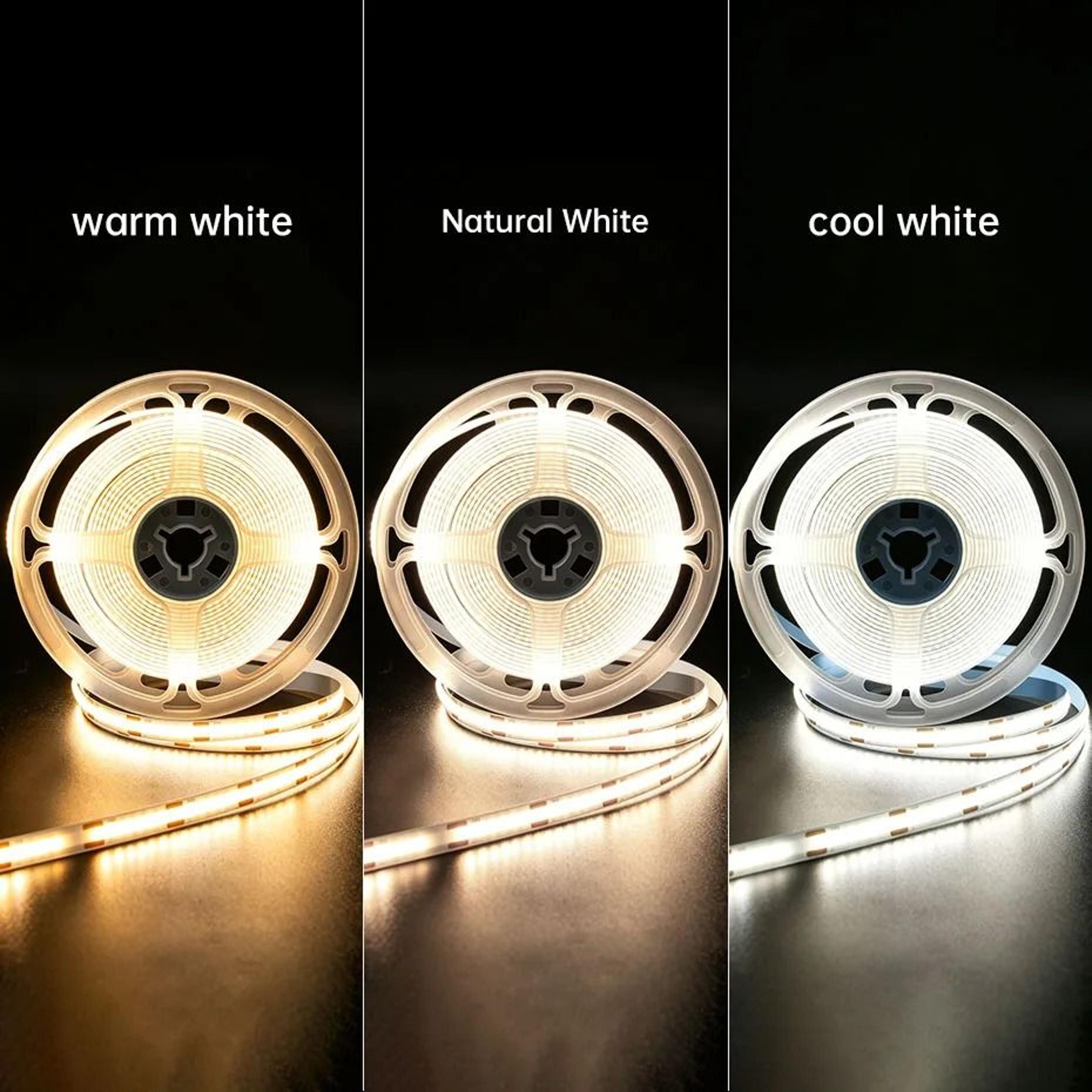 5V USB Dimmable COB LED Strip Light High Density 320LEDsm Tape With 3Key Dimmer For Cabinet  Room 3