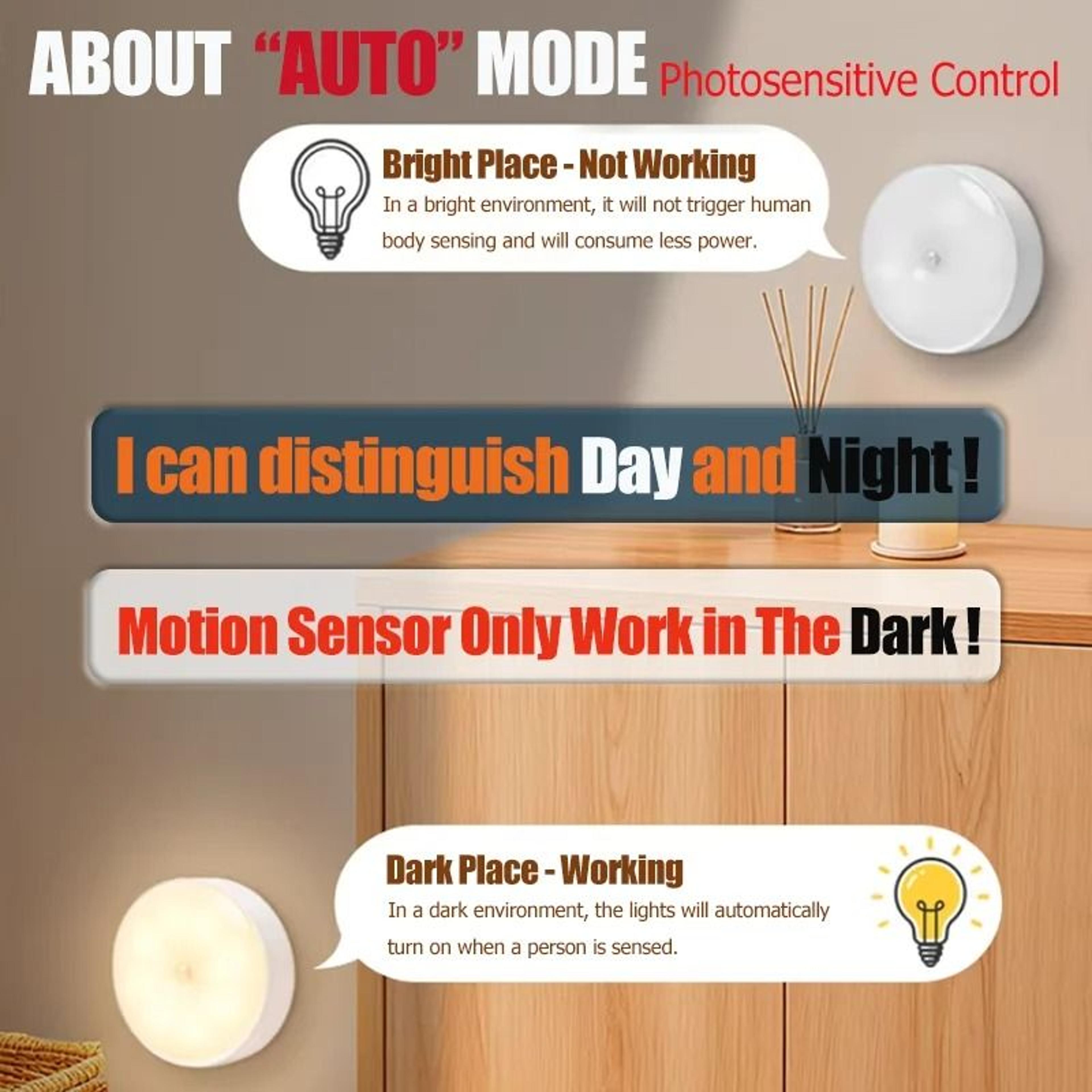 Wireless Magnetic Motion Sensor LED Cabinet Lamp USB Rechargeable Night Light 3