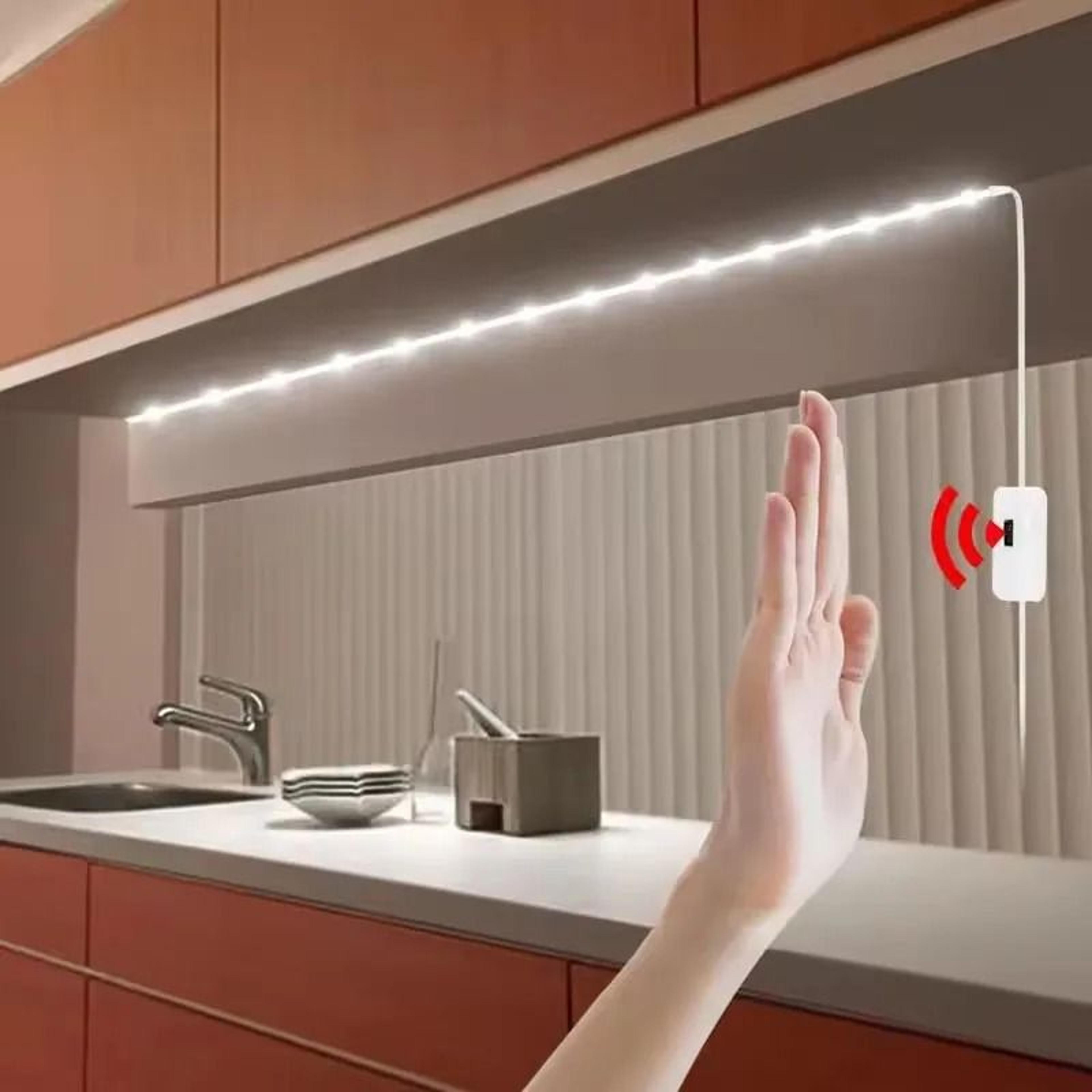 USB Hand Sweep Gesture Sensor LED Strip Light Dimmable TV Backlight  Kitchen Tape 0