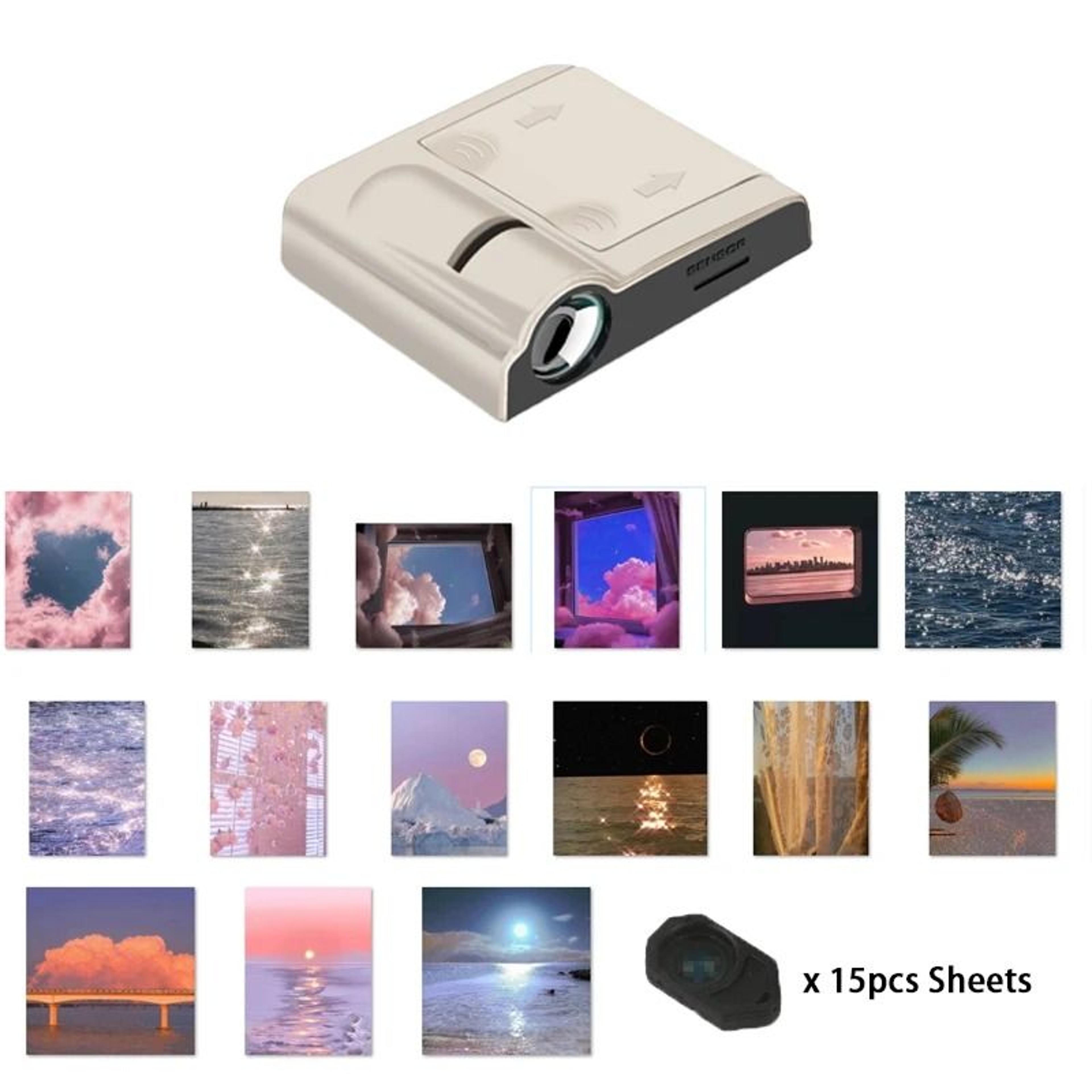Planet  Galaxy Projection Atmosphere Night Light With Interchangeable Film Sheets 8