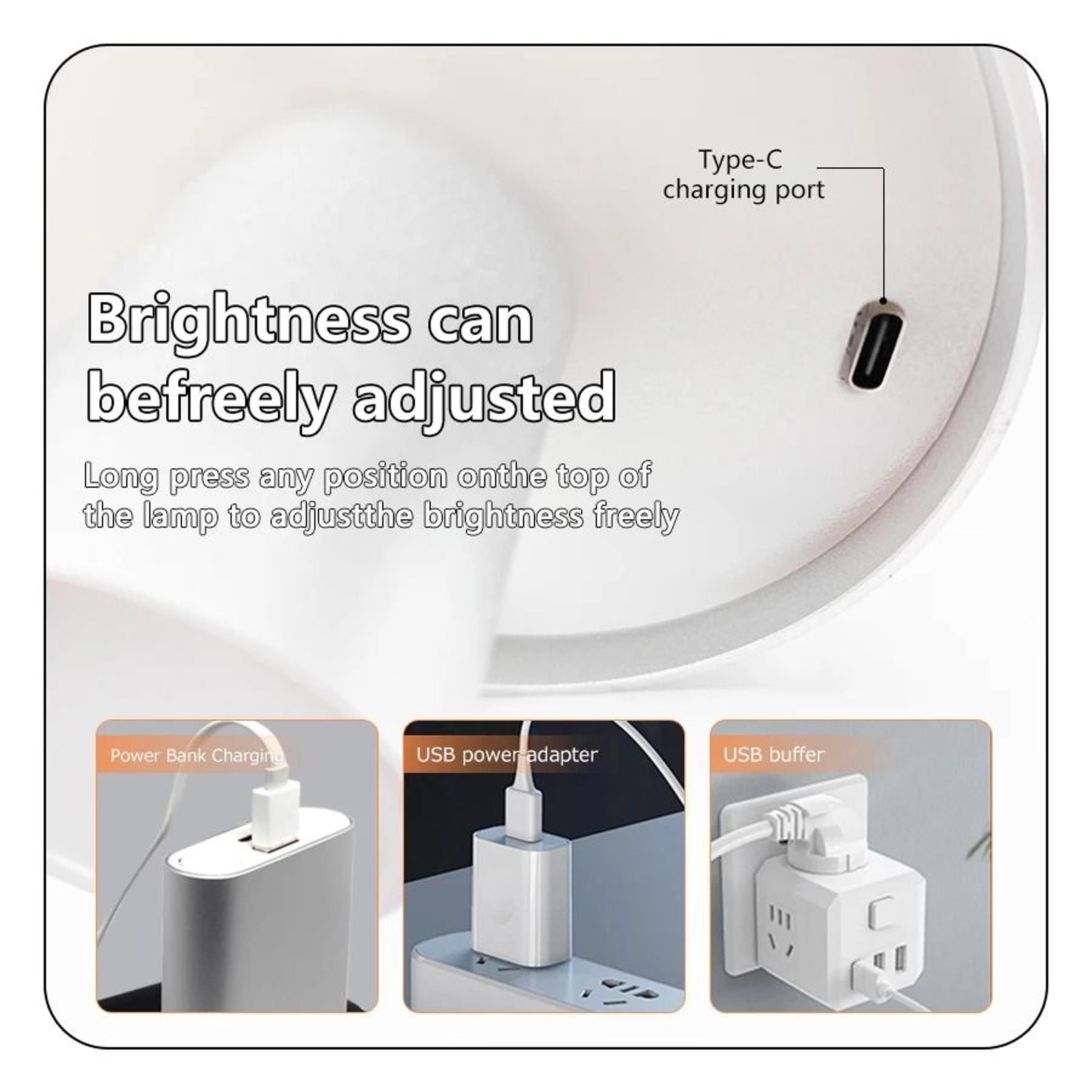 Modern Wireless Touch Sensor LED Table Lamp Rechargeable Bedside  Dining Night Light 3