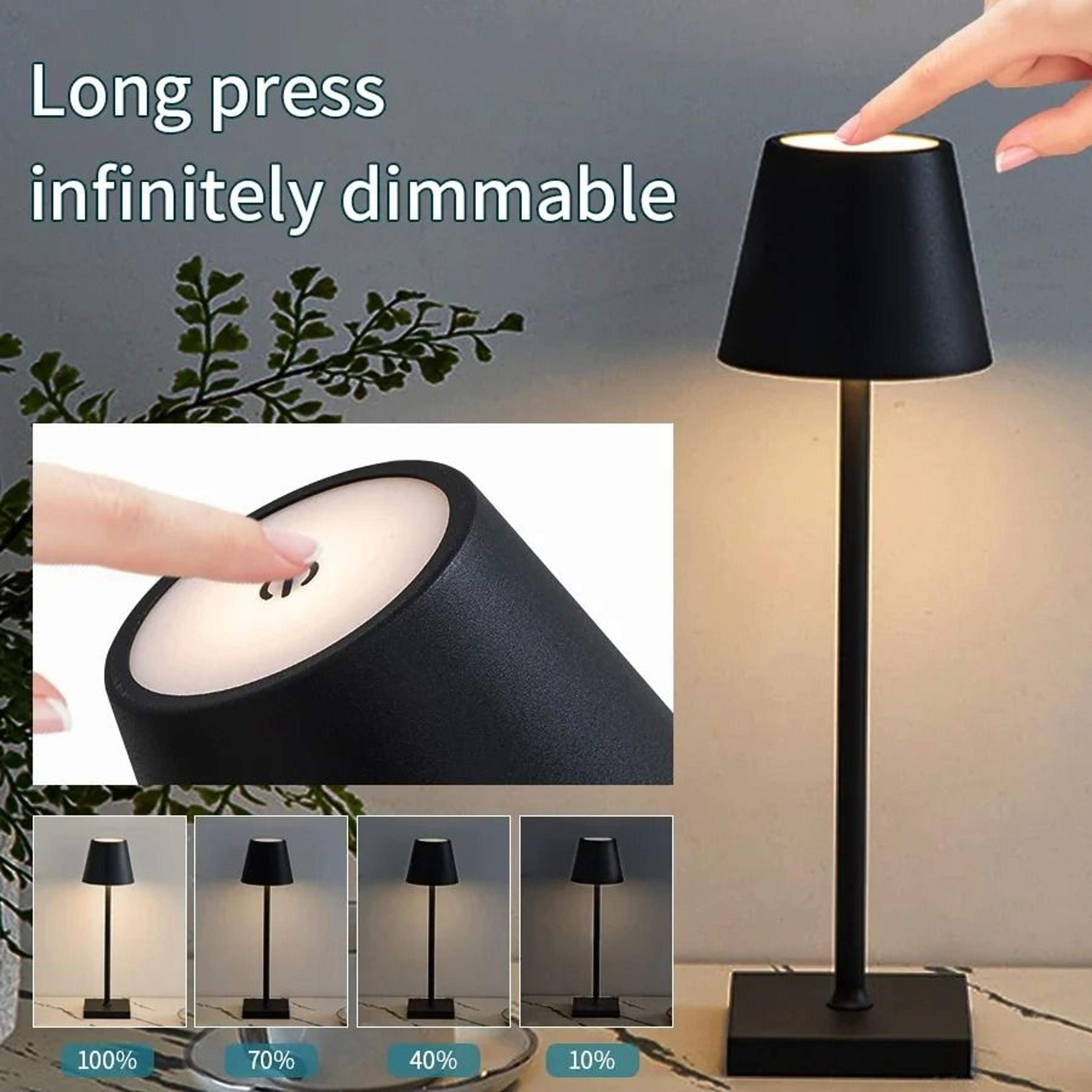 Modern Wireless Touch Sensor LED Table Lamp Rechargeable Bedside  Dining Night Light 1