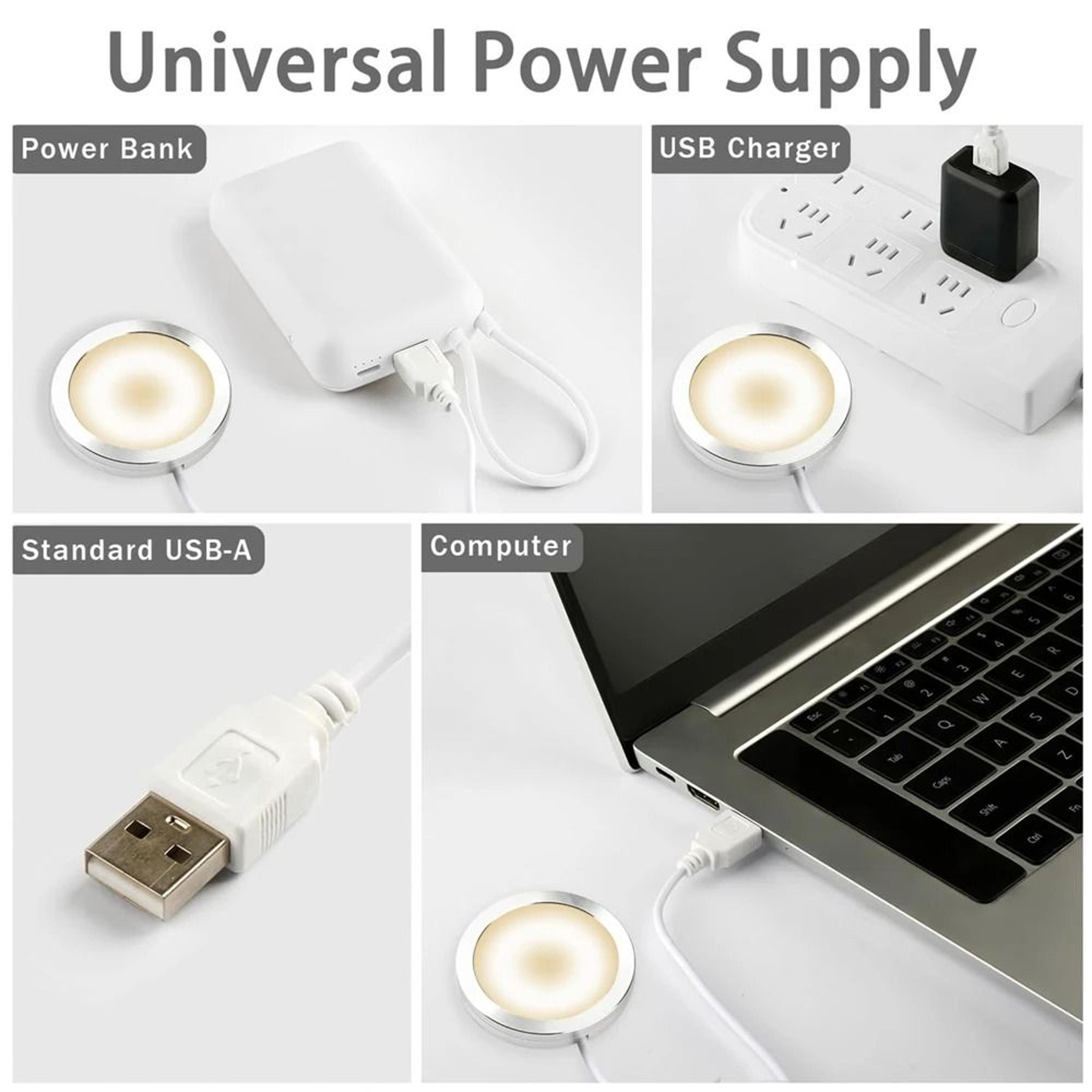 USB Round 3DPrinted House LED Cabinet  Wardrobe Light Dimmable CCT Bedroom Lamp 4