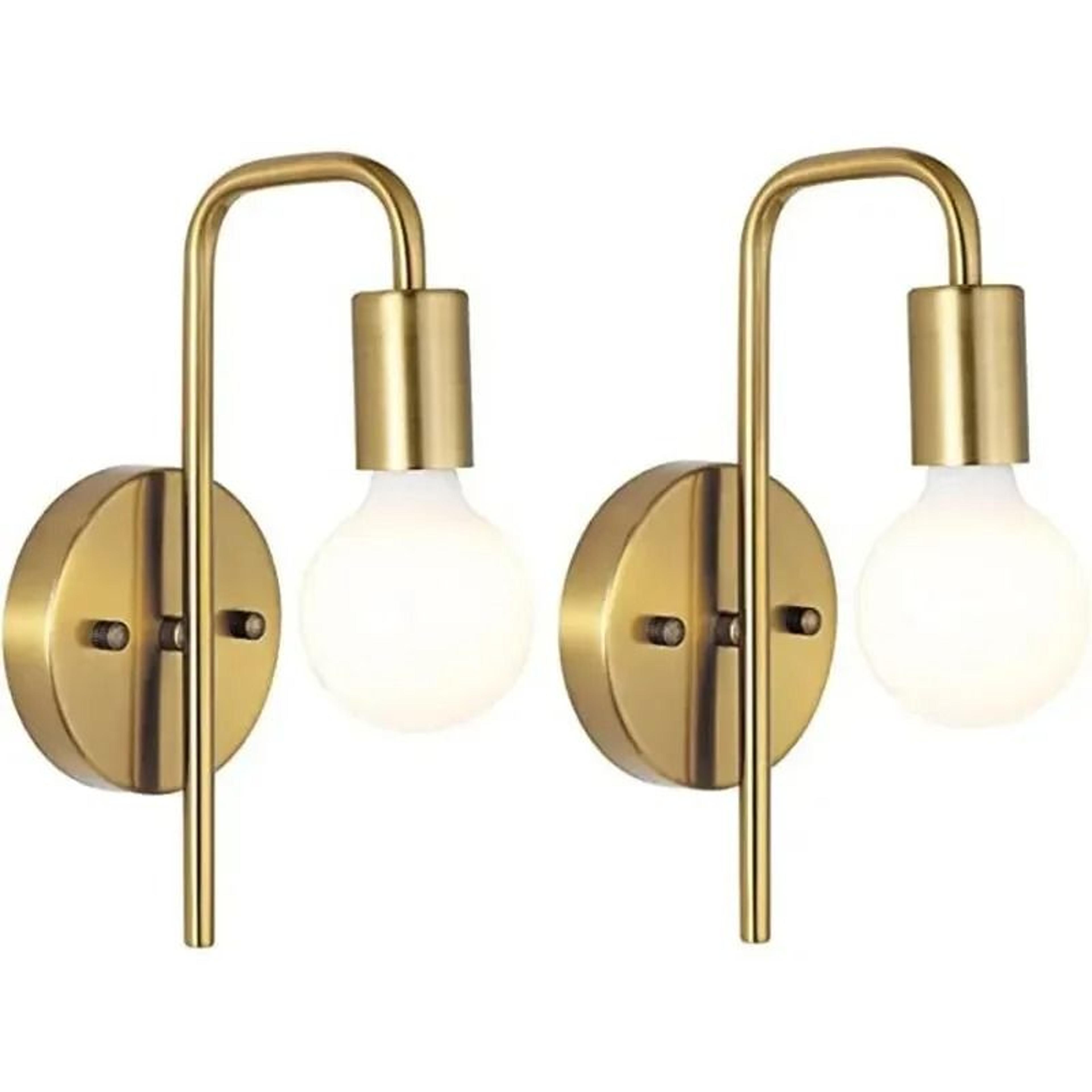 Nordic Curved Pipe Iron Wall Sconce Modern E27 Interior Decor Light For Living Room  Bedroom 0