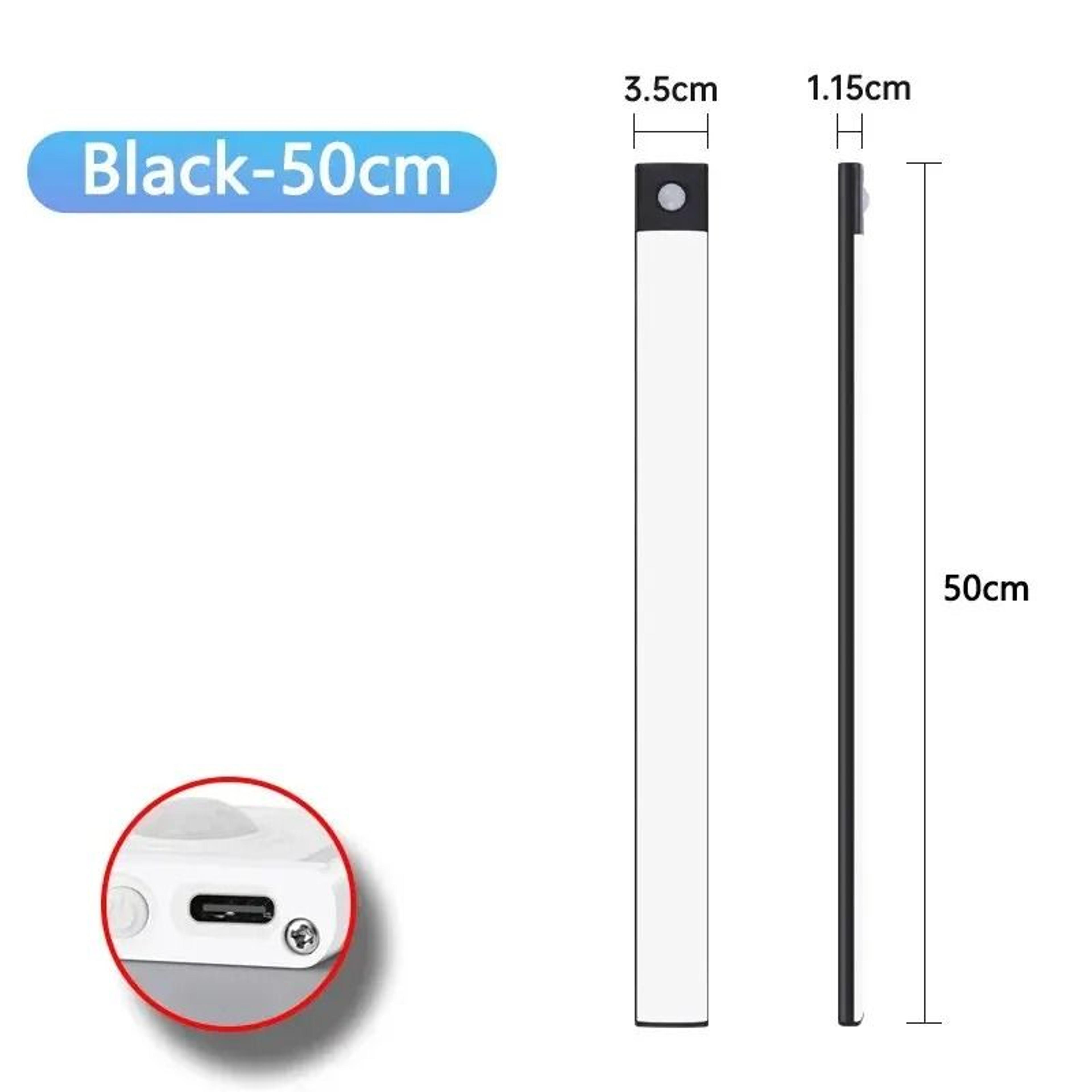 USB TypeC Rechargeable LED Motion Sensor Cabinet Light Slim Wireless Wardrobe  Kitchen Bar 15