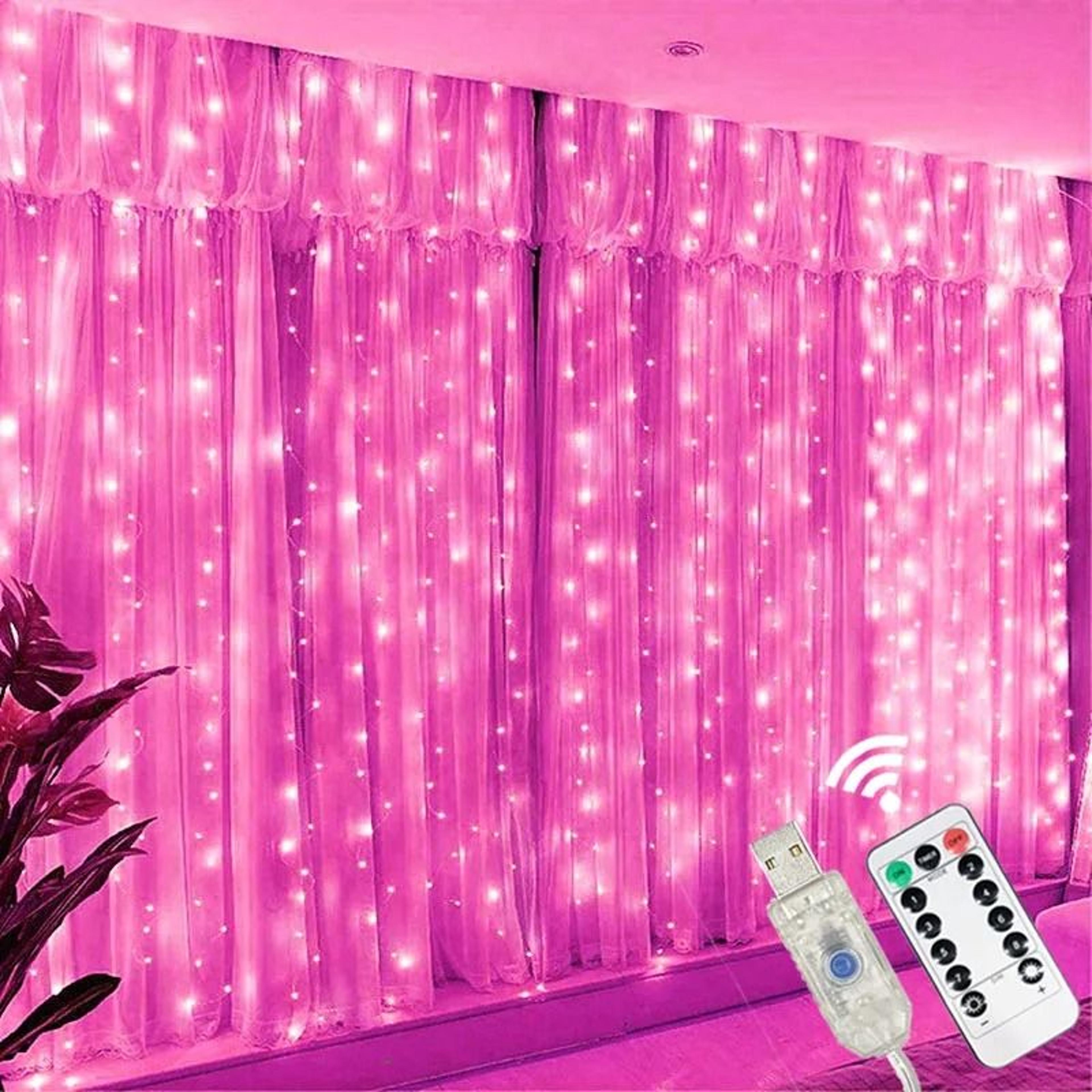 USB LED Remote Control Curtain Lights For Home  Holiday Decor 9