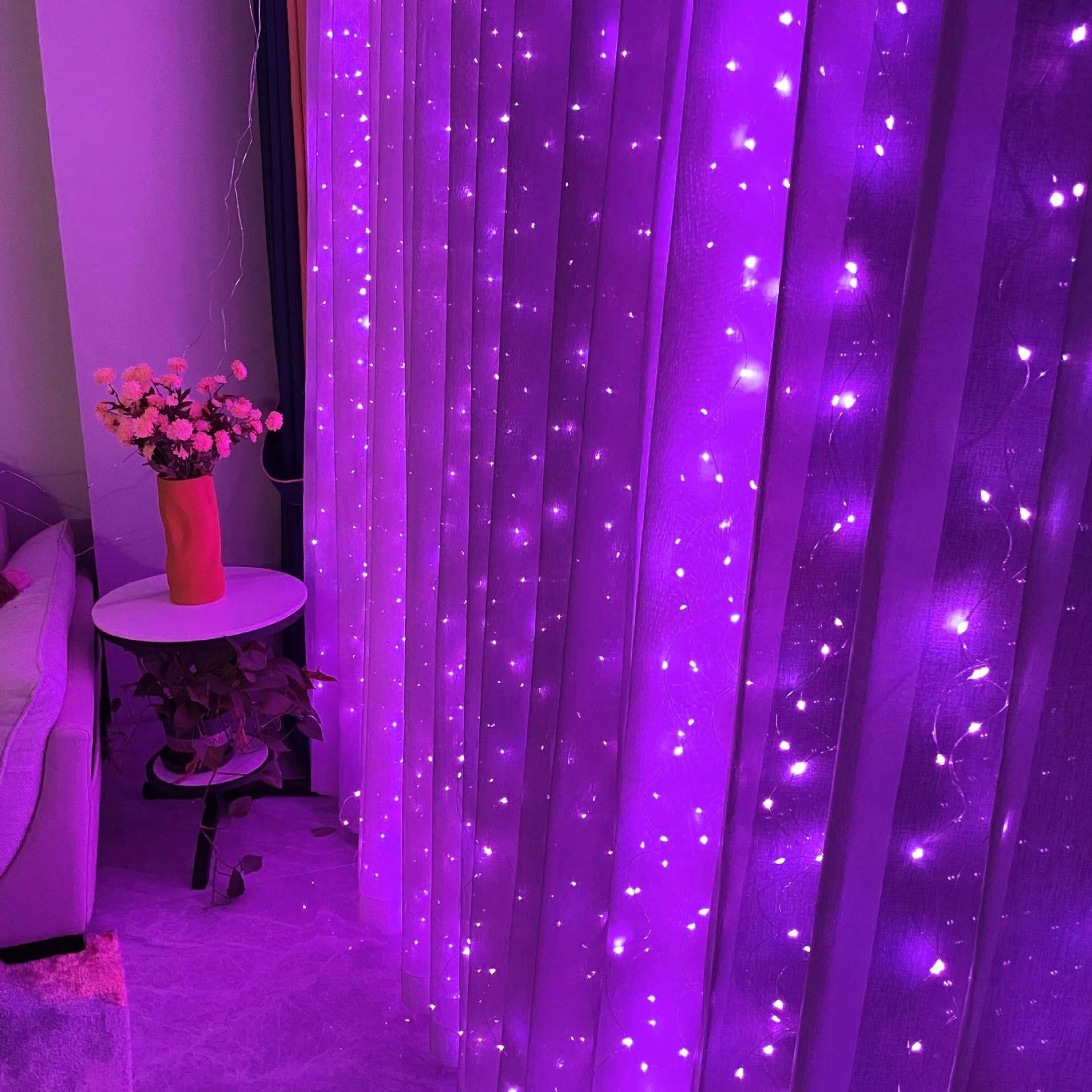 USB LED Remote Control Curtain Fairy String Lights For Home  Events 9