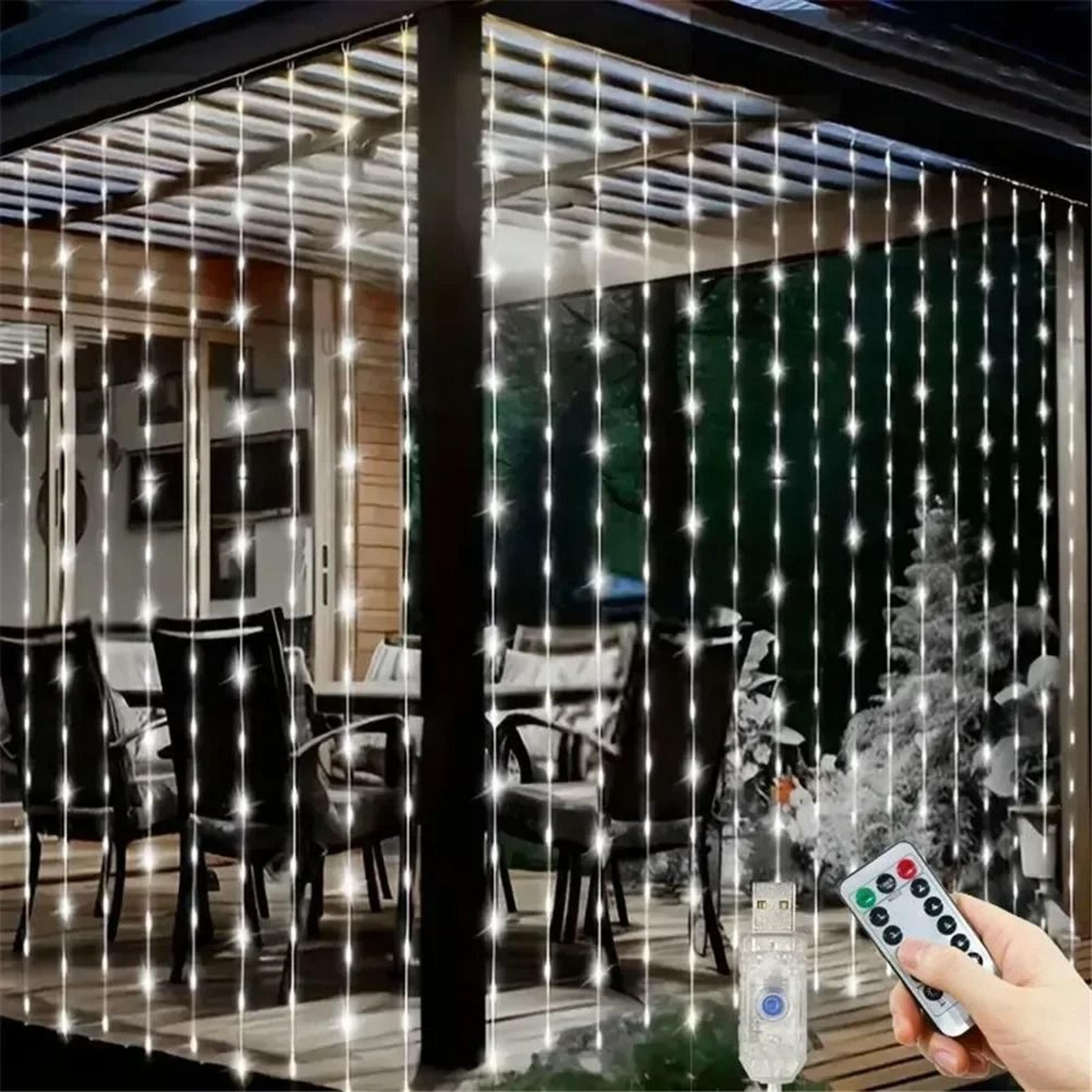 USB Remote Control LED Curtain Fairy Lights 3M6M For Home  Holiday Decor 3