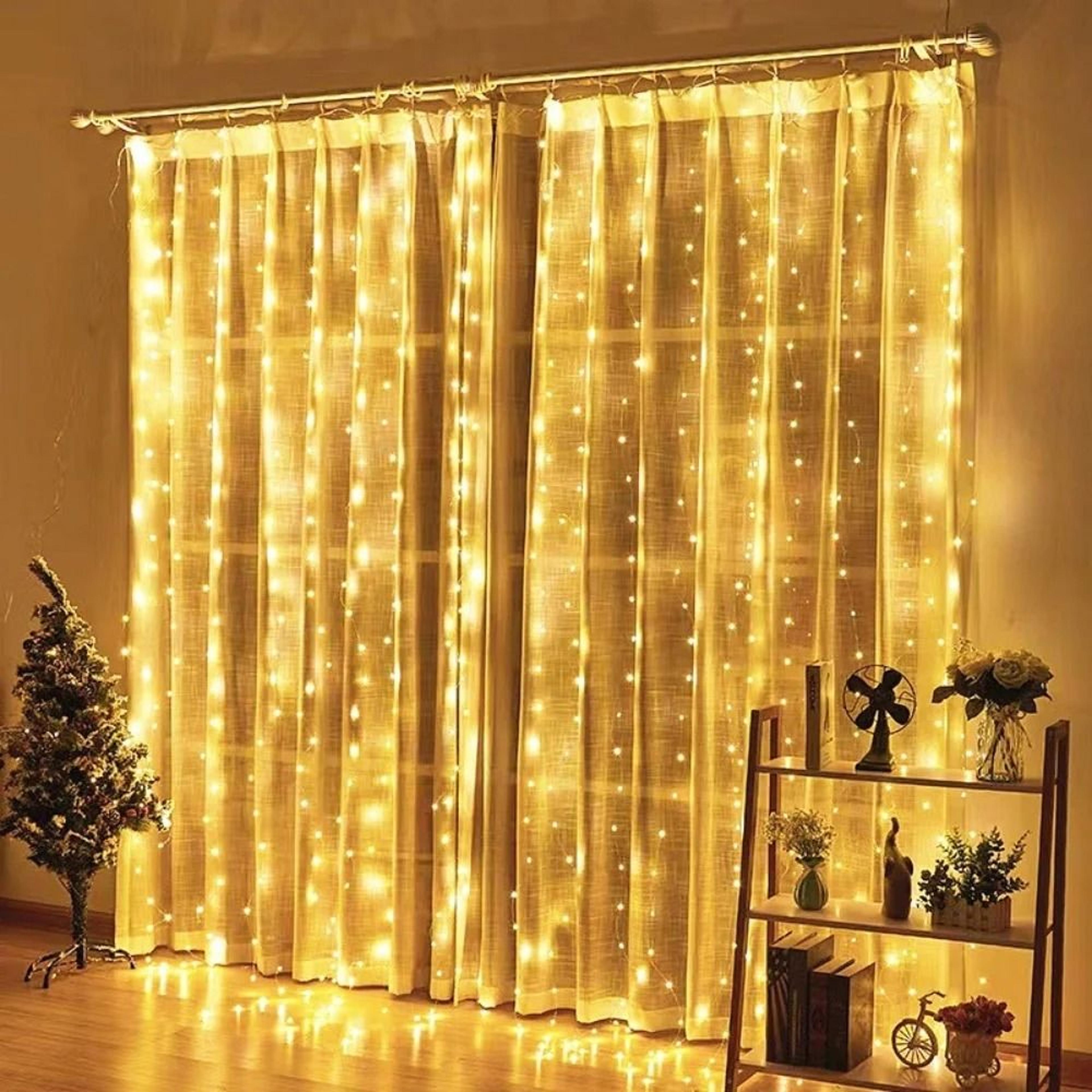USB Remote Control LED Curtain Fairy Lights For Ramadan  Holiday Decor 7