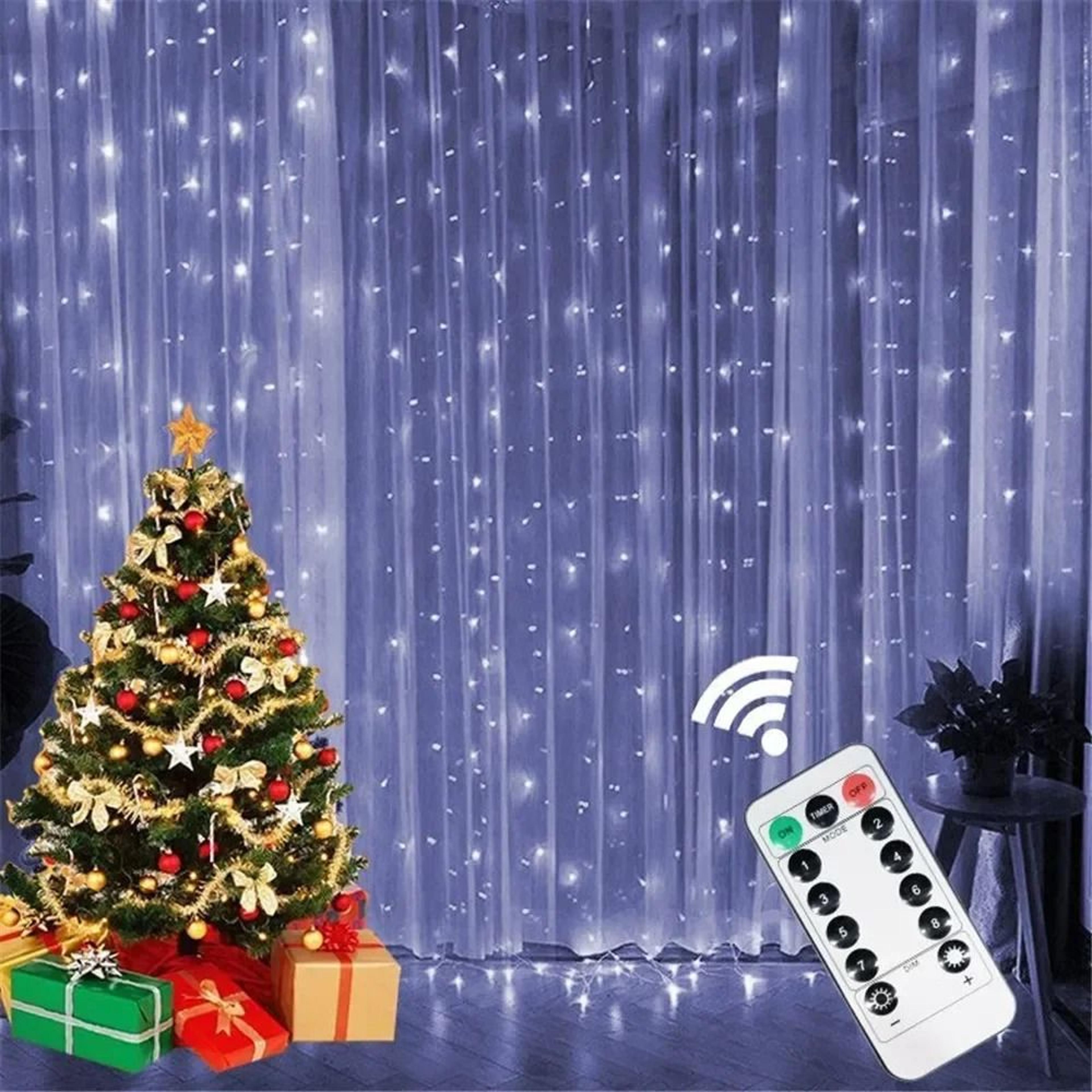 USB Remote Control LED Curtain Fairy Lights 3M6M For Party  Wall Decor 1