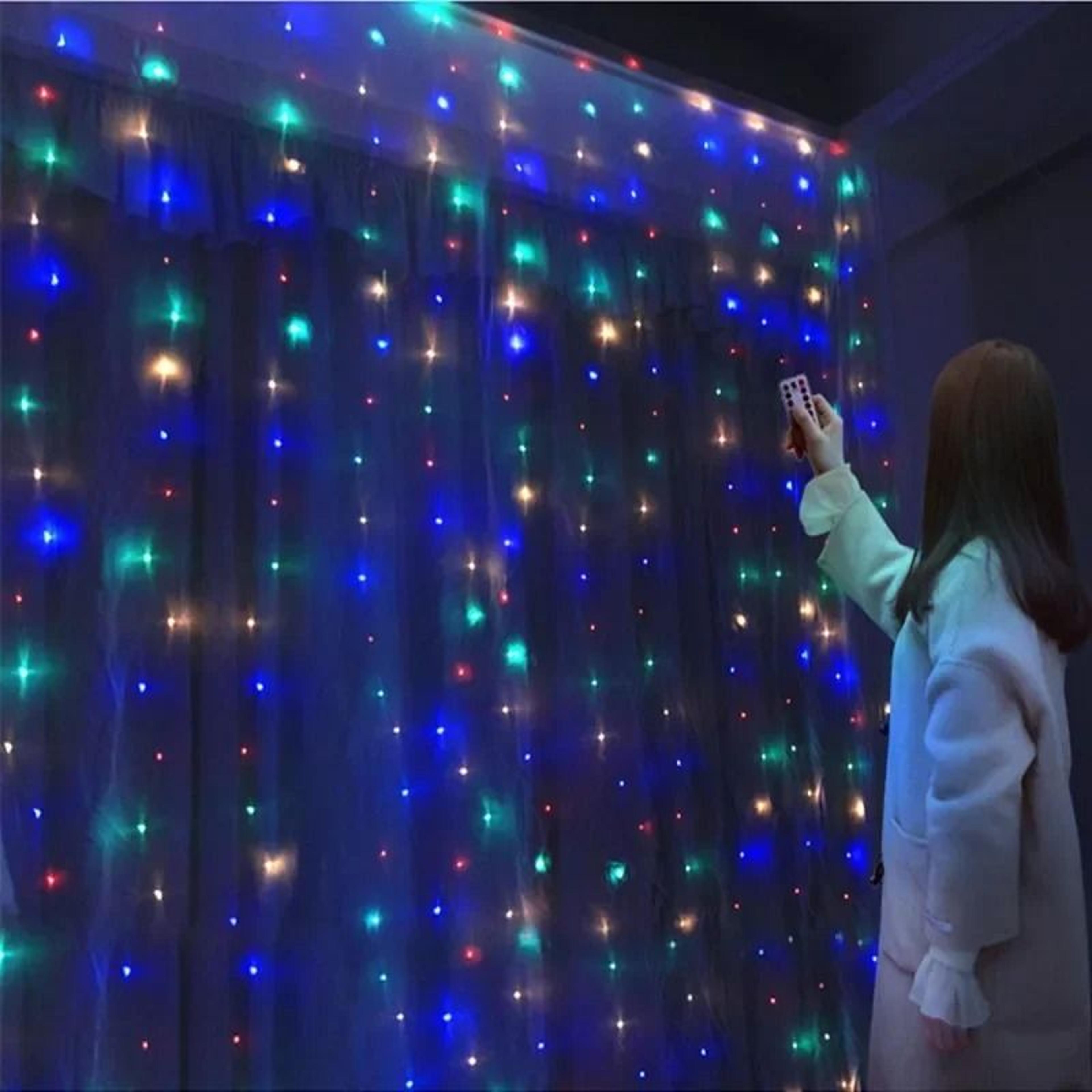 USB Remote Control LED Curtain Fairy Lights 3M4M6M For Bedroom  Home Decor 4