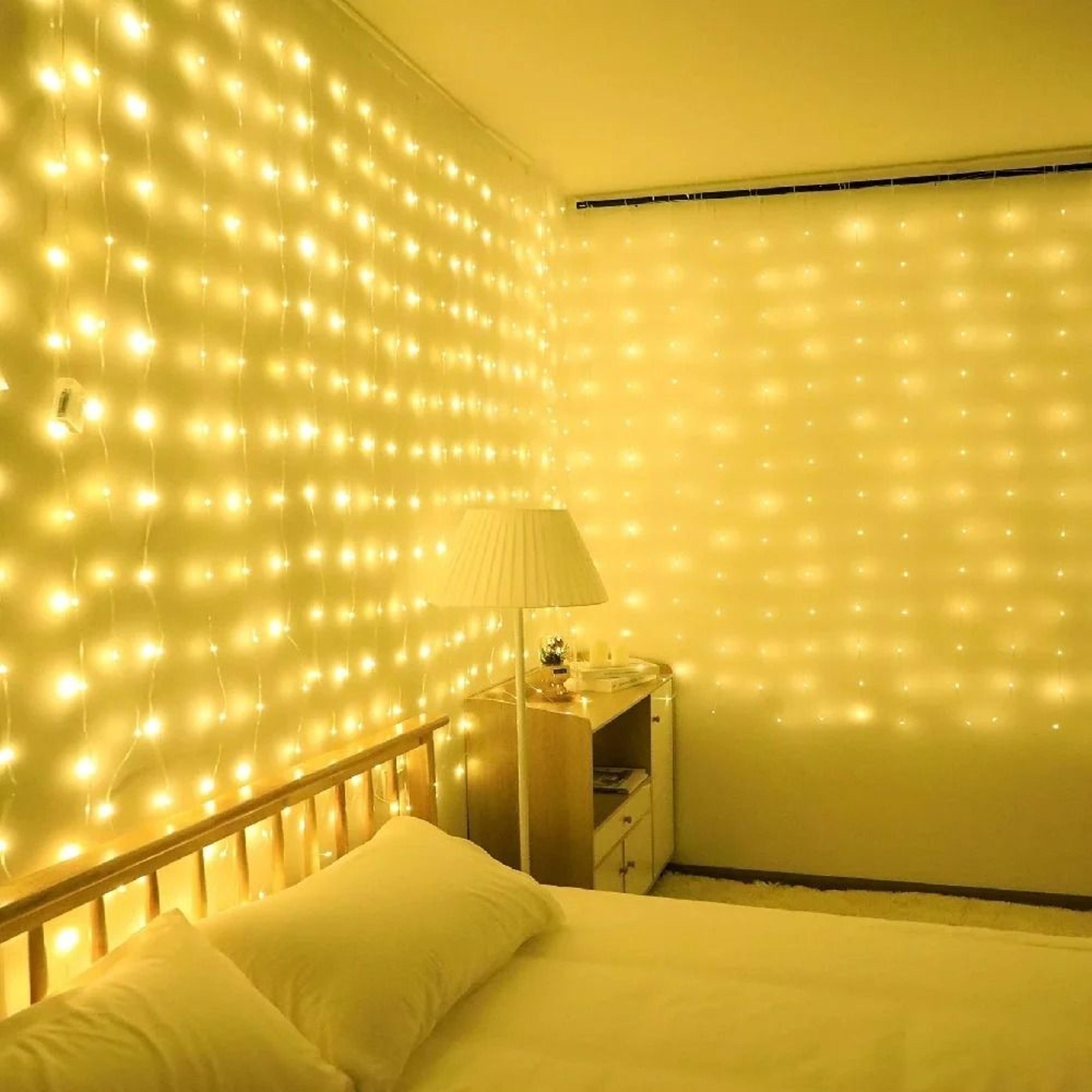 MultiSize USB Remote Control LED Curtain Fairy Garland Lights 3M6M For Bedroom  Home Decor 1