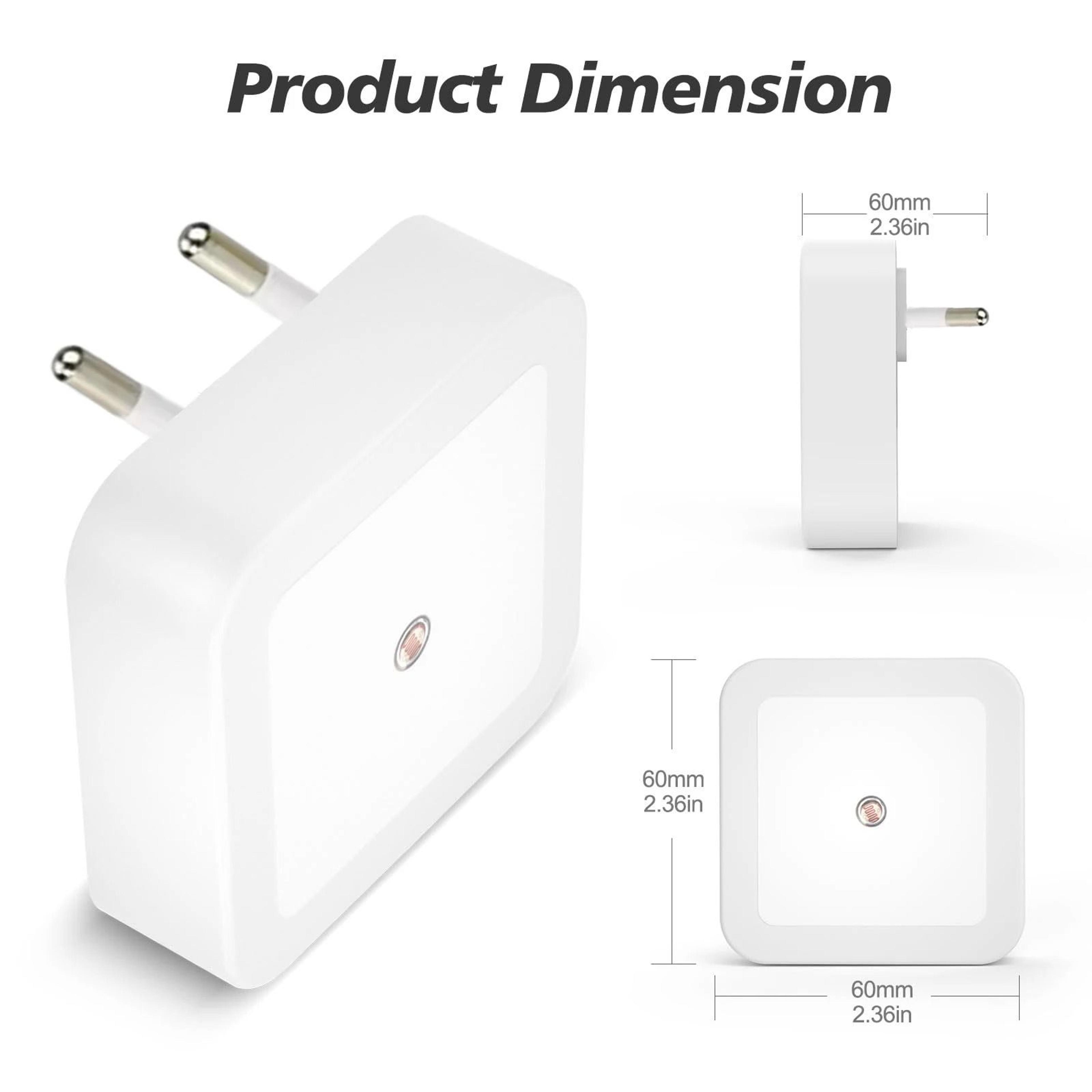 Modern Portable LED Atmosphere Touch Nightlight With EU Plug For Bedroom  Staircase 5