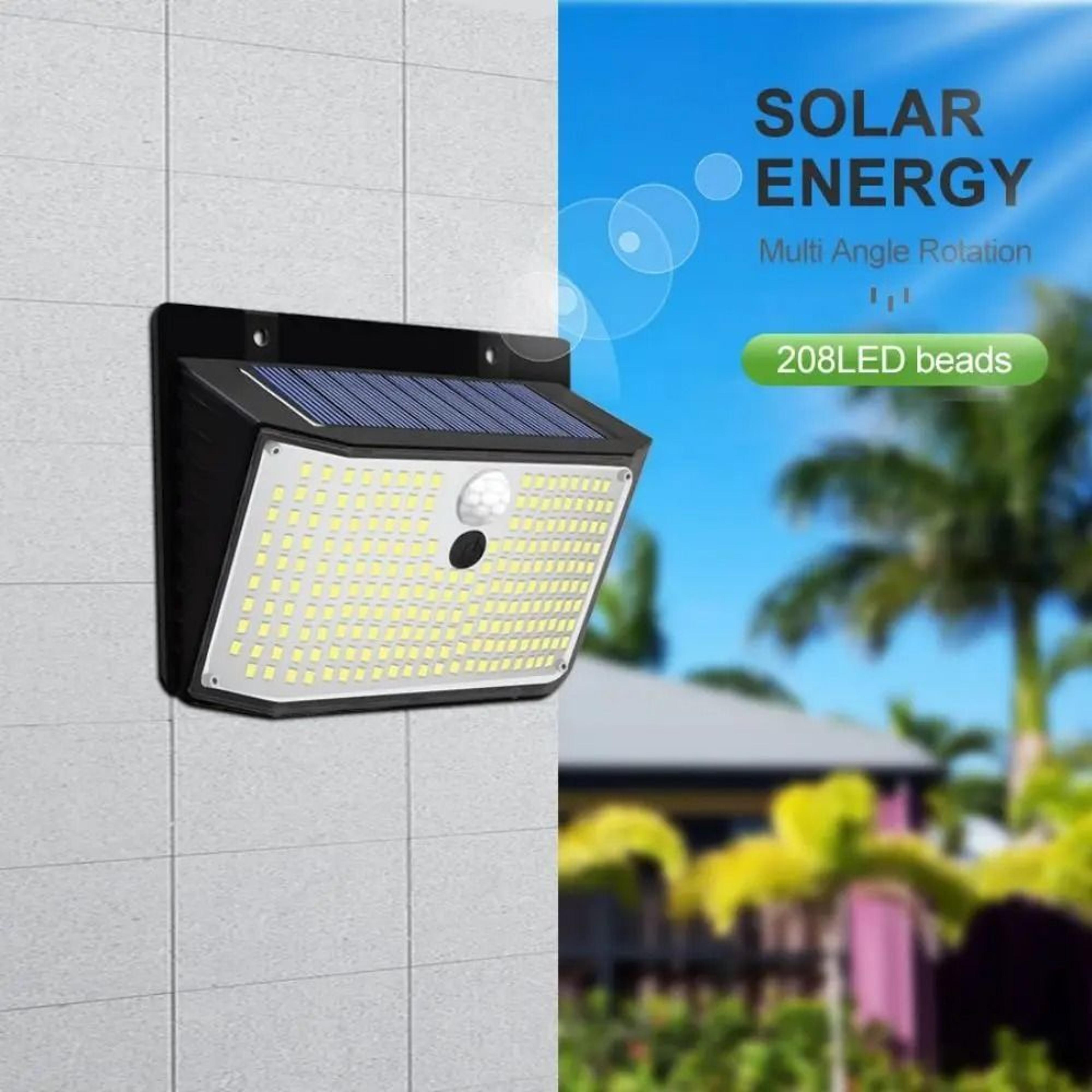 158 LED Outdoor Solar Motion Sensor Wall Light IP65 Waterproof Security Lamp With 3 Modes 4