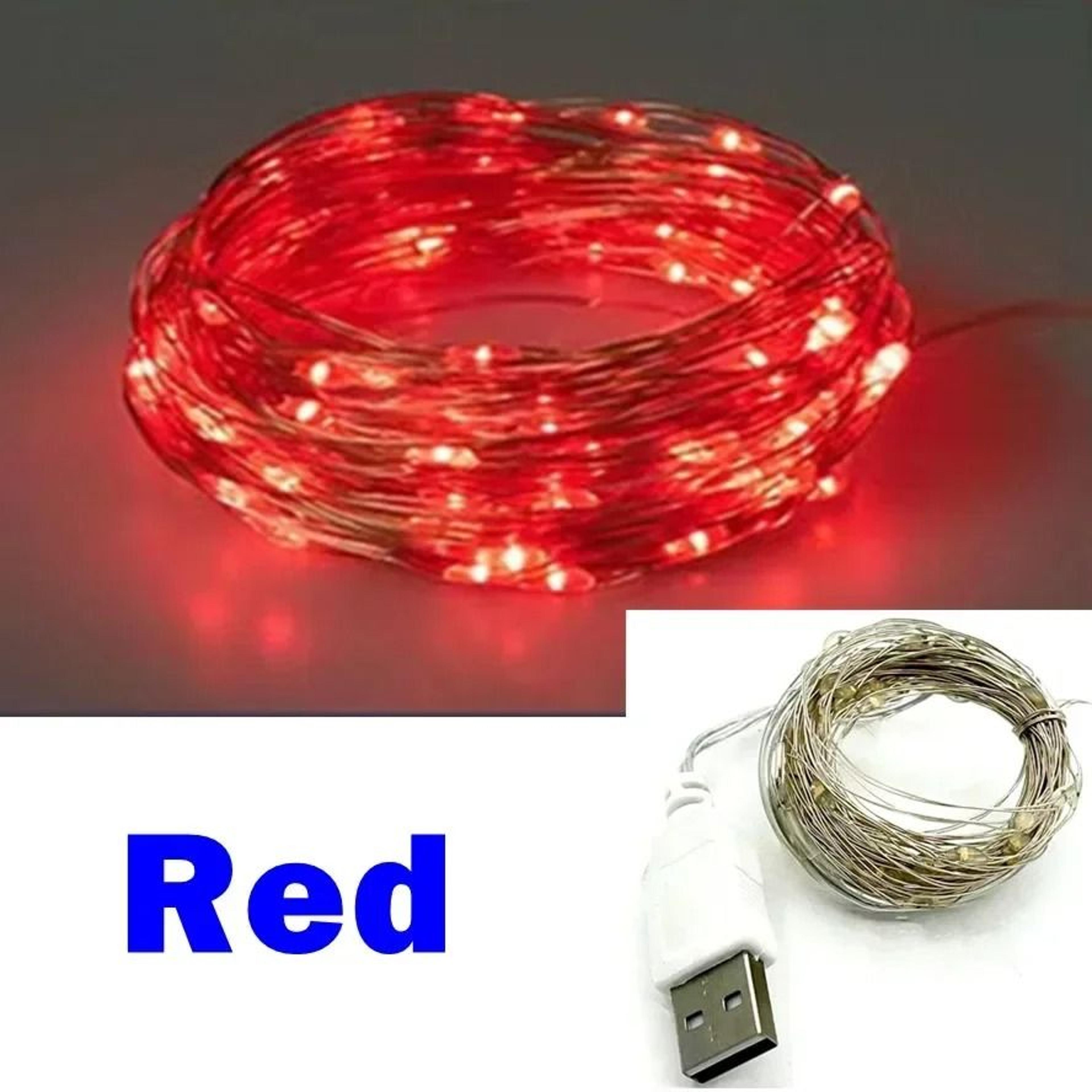 Outdoor Waterproof USB Copper Wire LED Fairy String Lights For Christmas Wedding  Party Decor 9