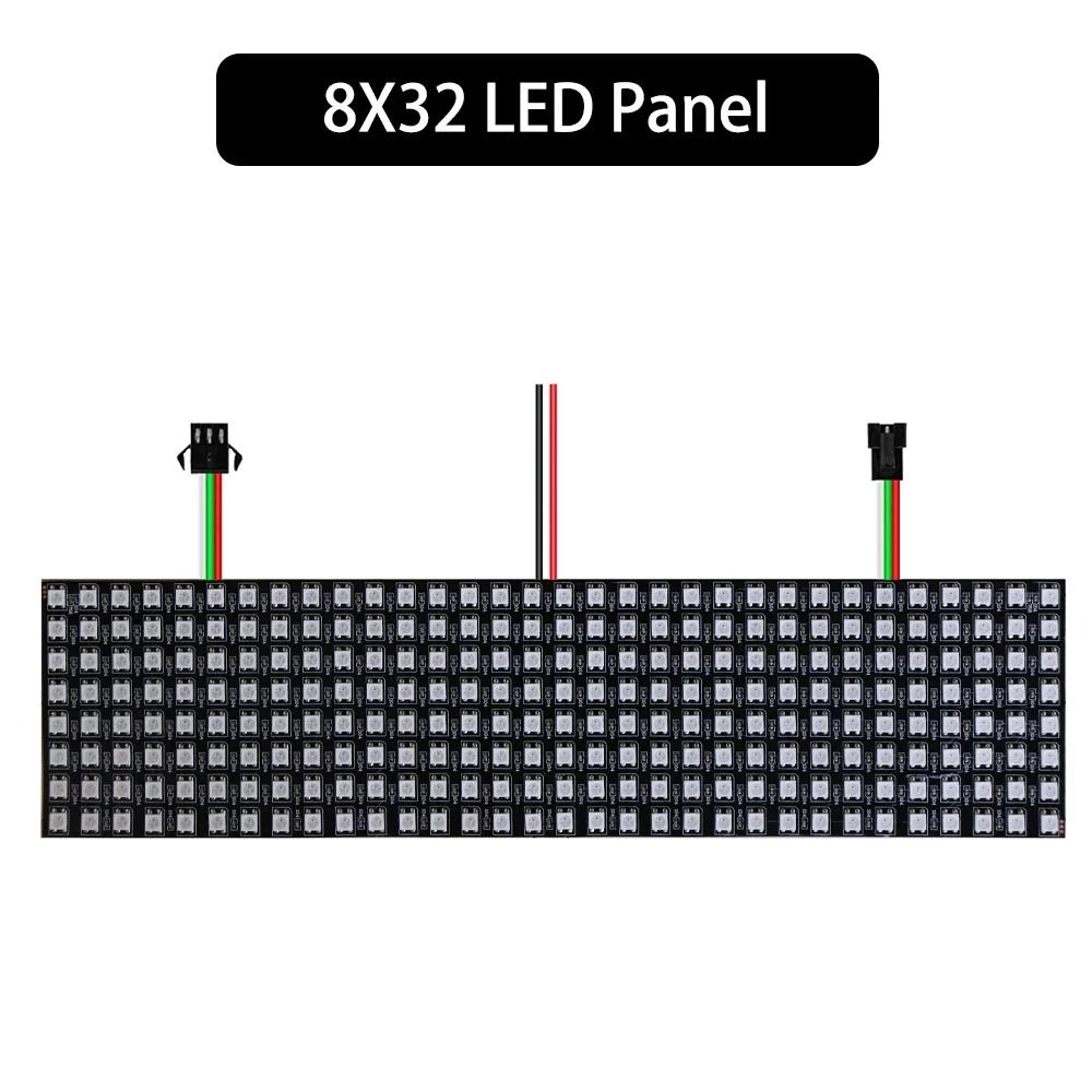WS2812B RGB LED Matrix Panel Light Strip Individually Addressable Flexible 5V Module 8