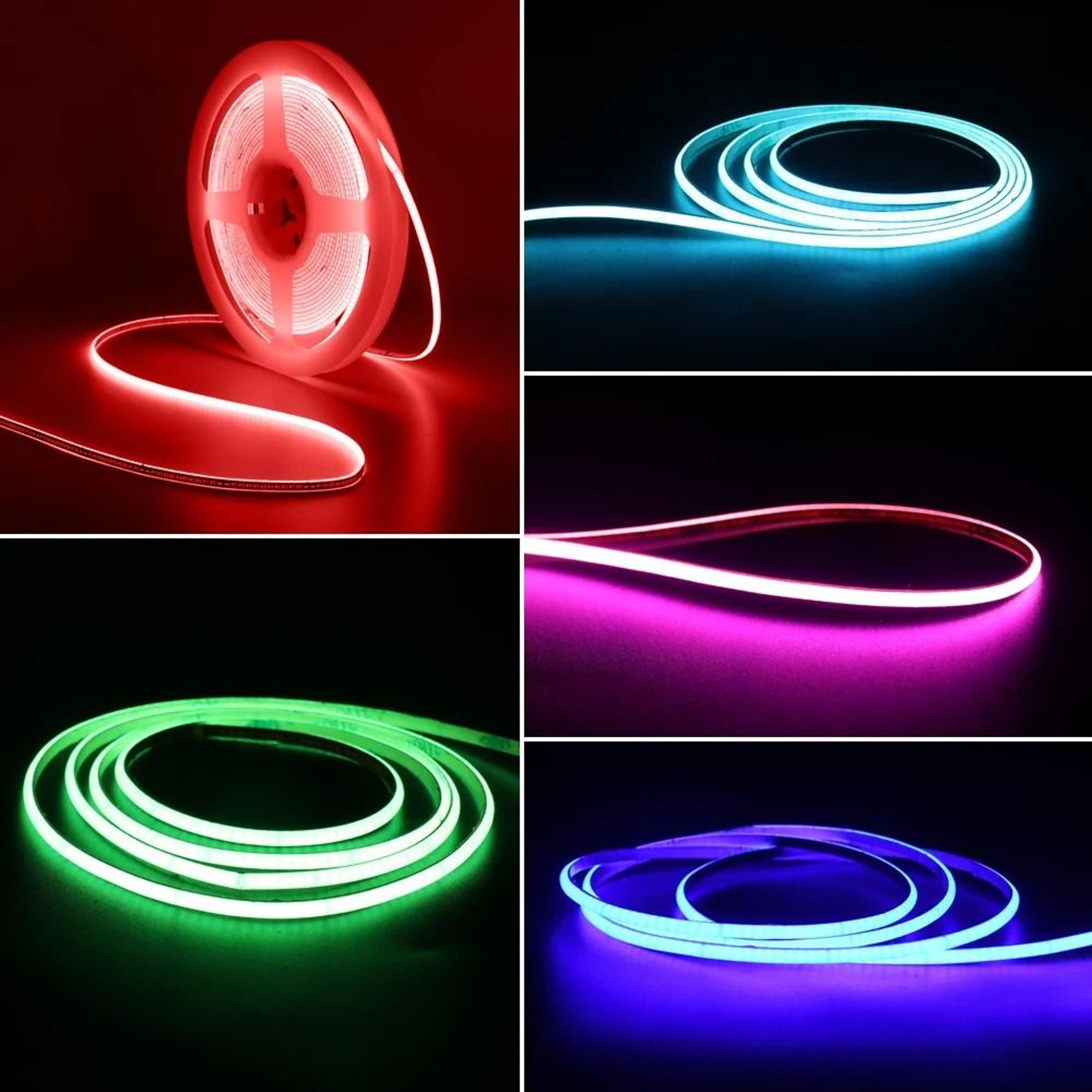 27mm UltraThin 5V USB COB LED Strip Light 480 LEDsm Flexible Linear Tape For PC  TV Backlight 2