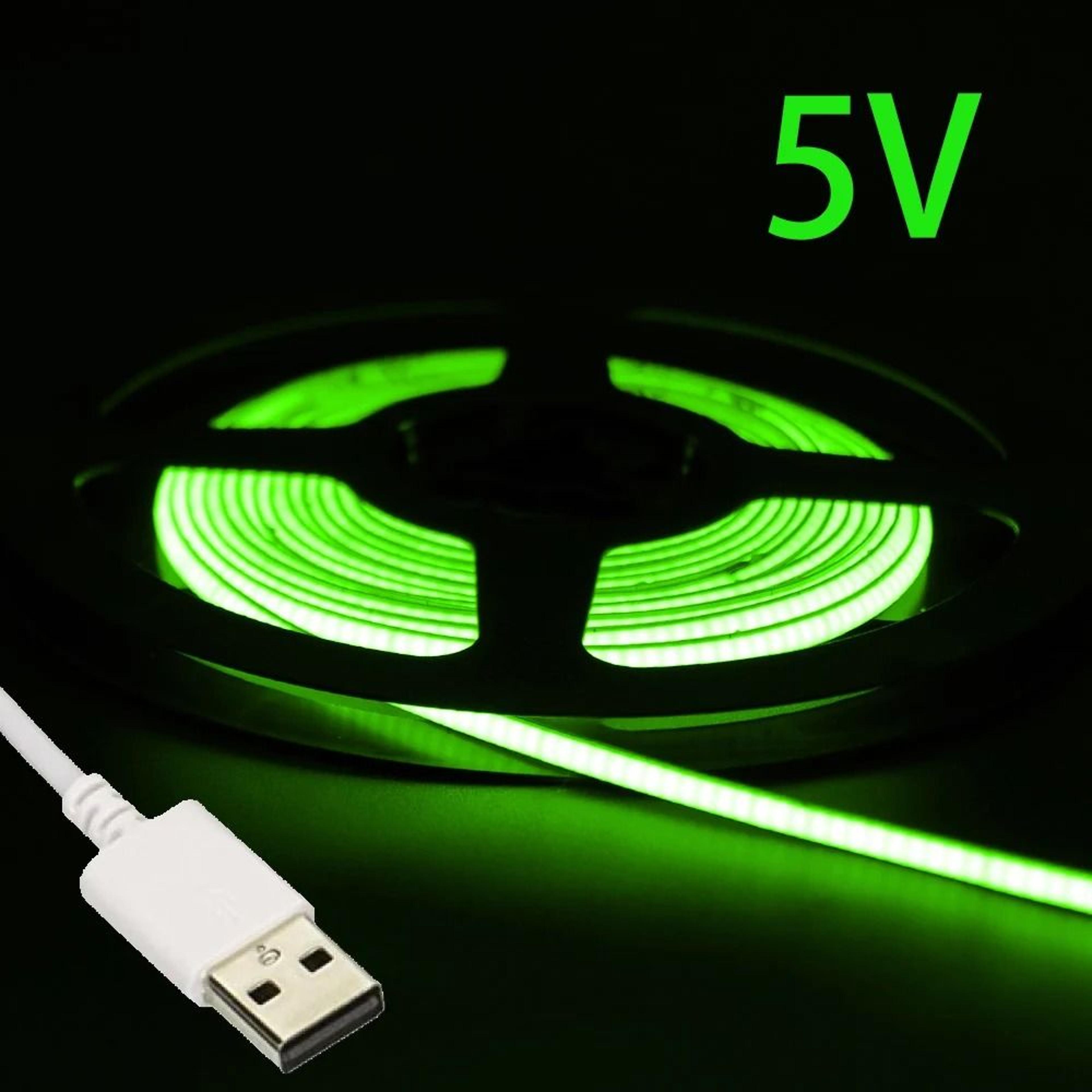 27mm UltraThin 5V USB COB LED Strip Light 480 LEDsm Flexible Linear Tape For PC  TV Backlight 9