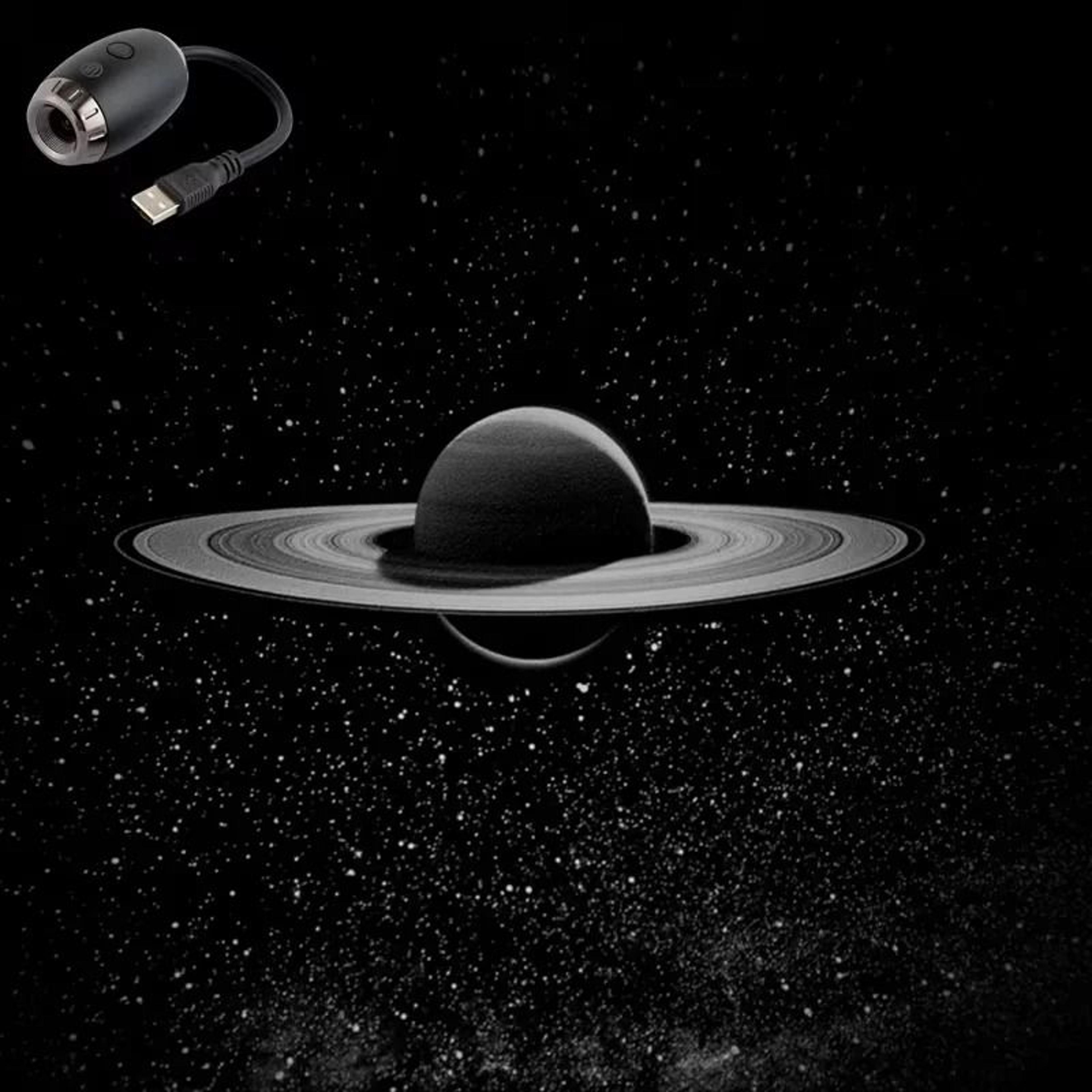 USB Car Atmosphere Projector Light Romantic Saturn Galaxy  Starry Star LED Interior Ambient Lamp 9