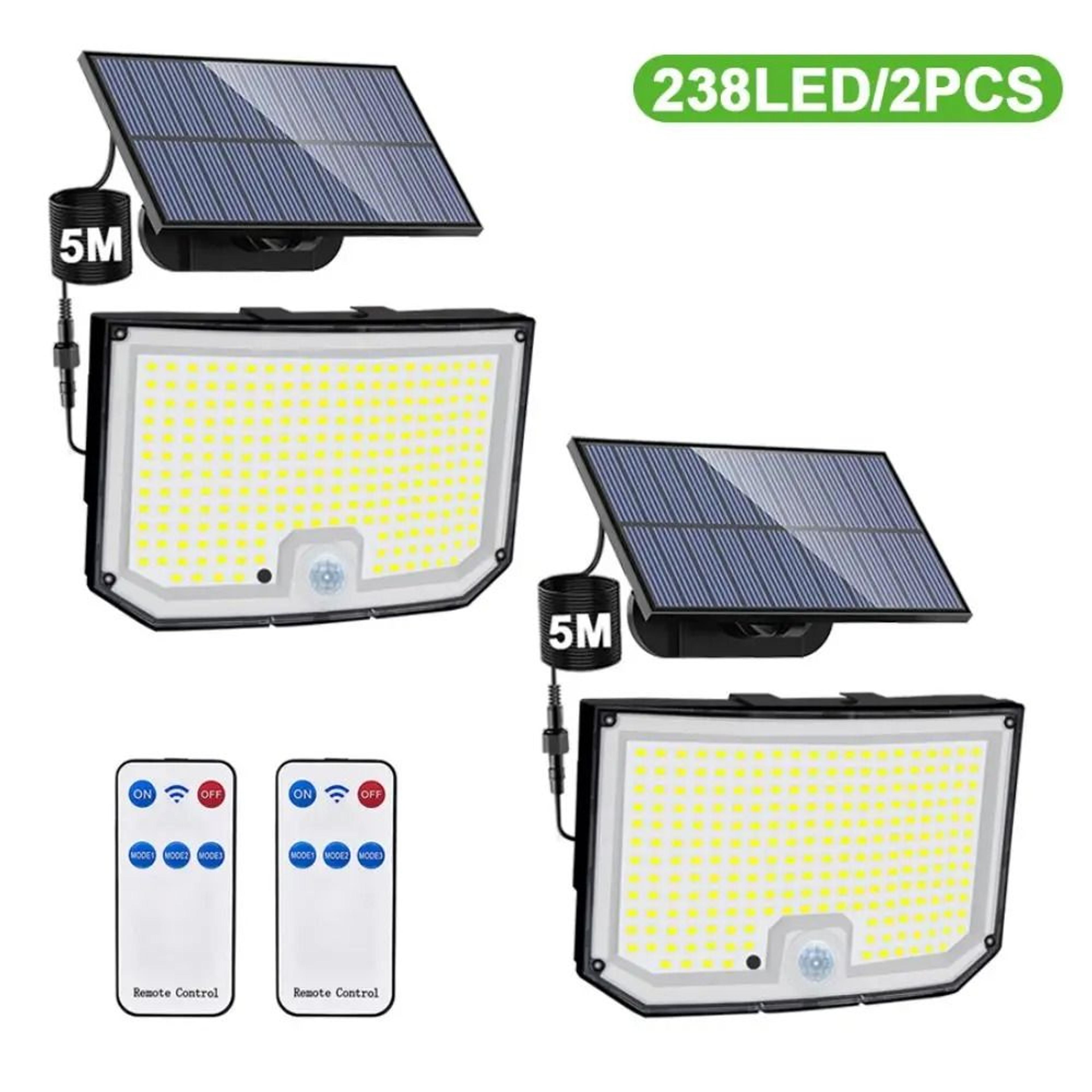 Outdoor LED Solar Motion Sensor Wall Spotlight IP65 Waterproof Security Street Lamp With 3 Lighting 11