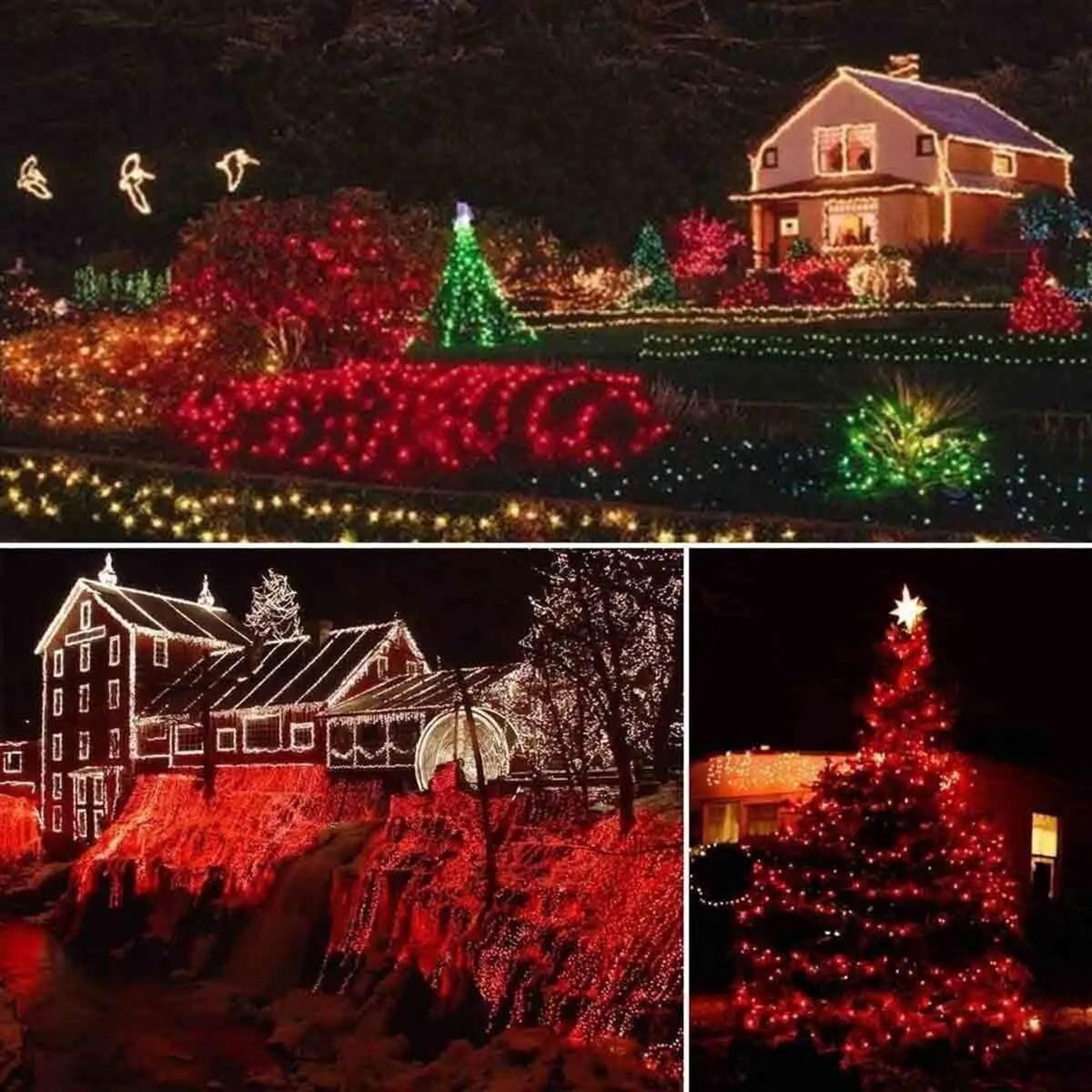 300 LED Solar Outdoor Fairy String Lights Waterproof 8Mode Starry Xmas Garland Light For Garden  Pa 4