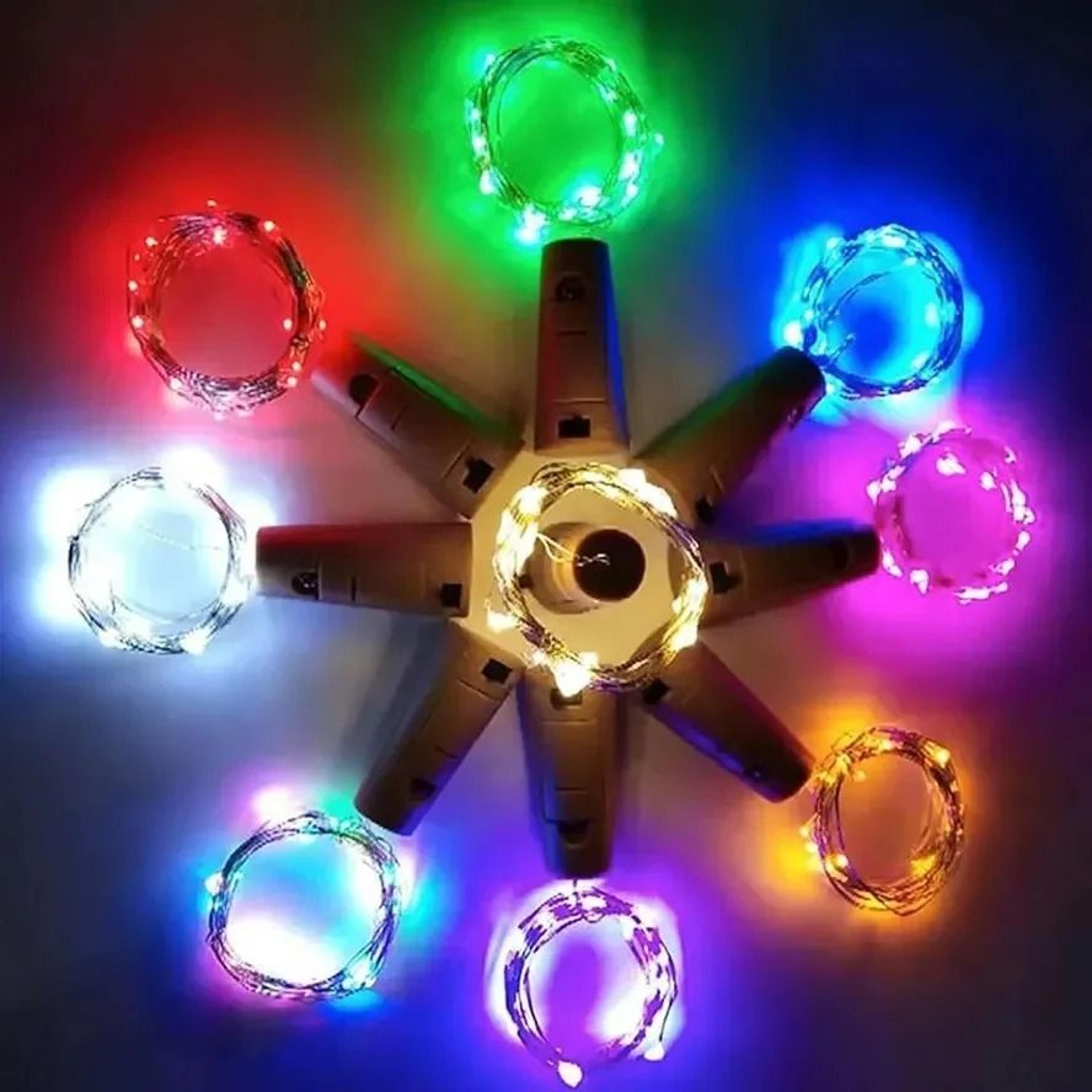 1M3M Wine Cork LED String Lights Battery Powered Bottle Fairy Garland For Bar  Party 3