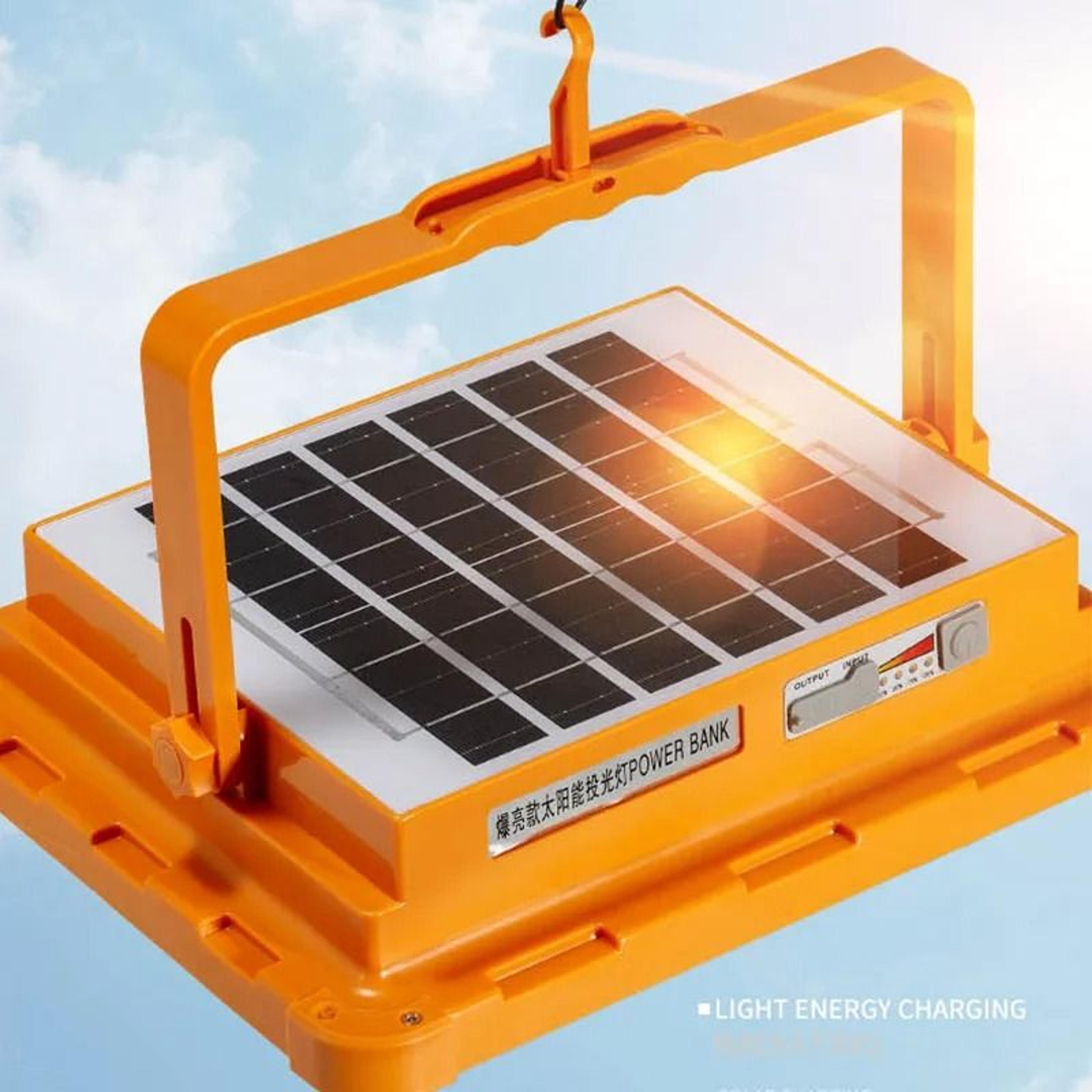 Solar Rechargeable HighPower Magnetic Camping Lantern LED Tent Light  Emergency Power Bank 4