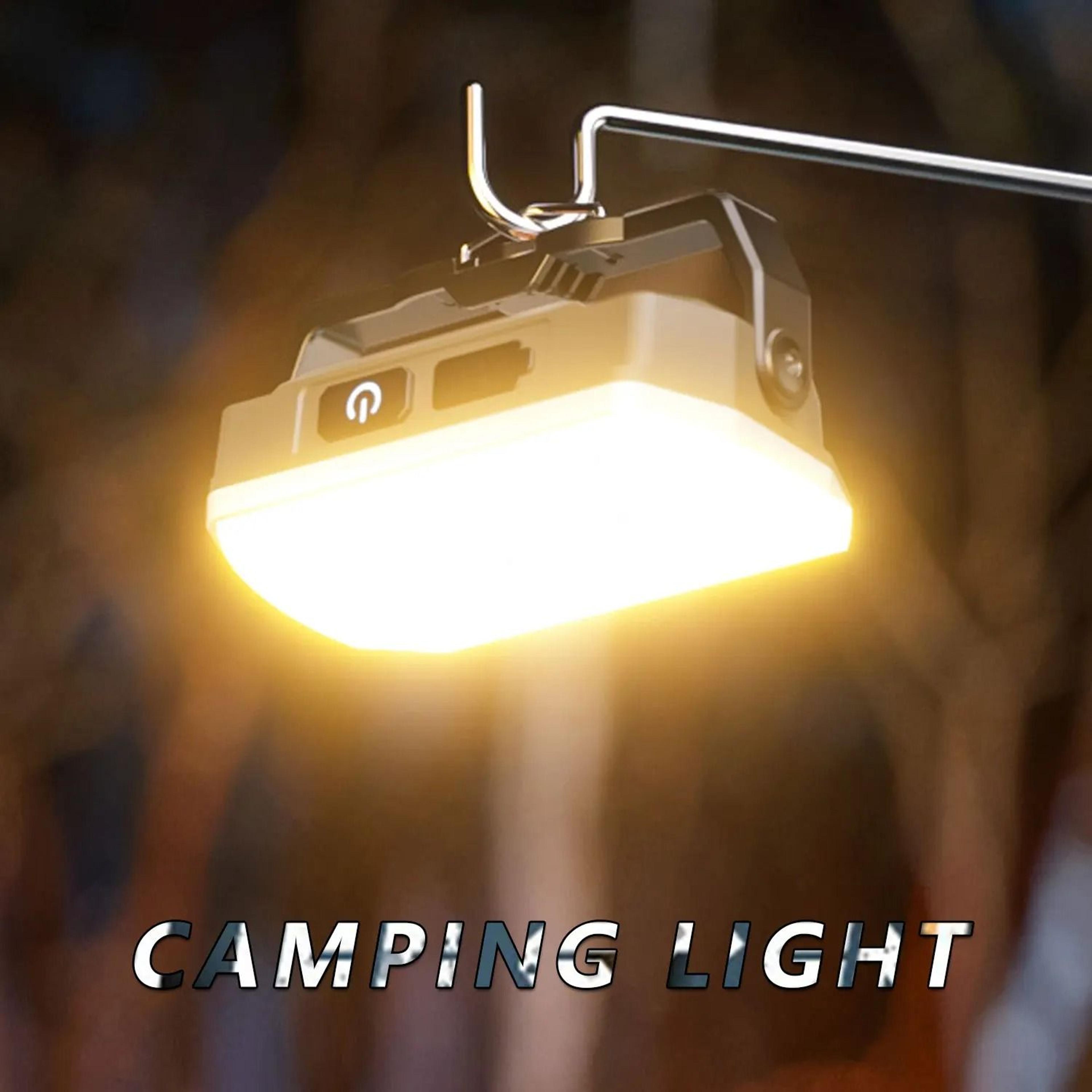portable outdoor rechargeable camping lantern (long battery life magnetic work light & repair emergency lamp)