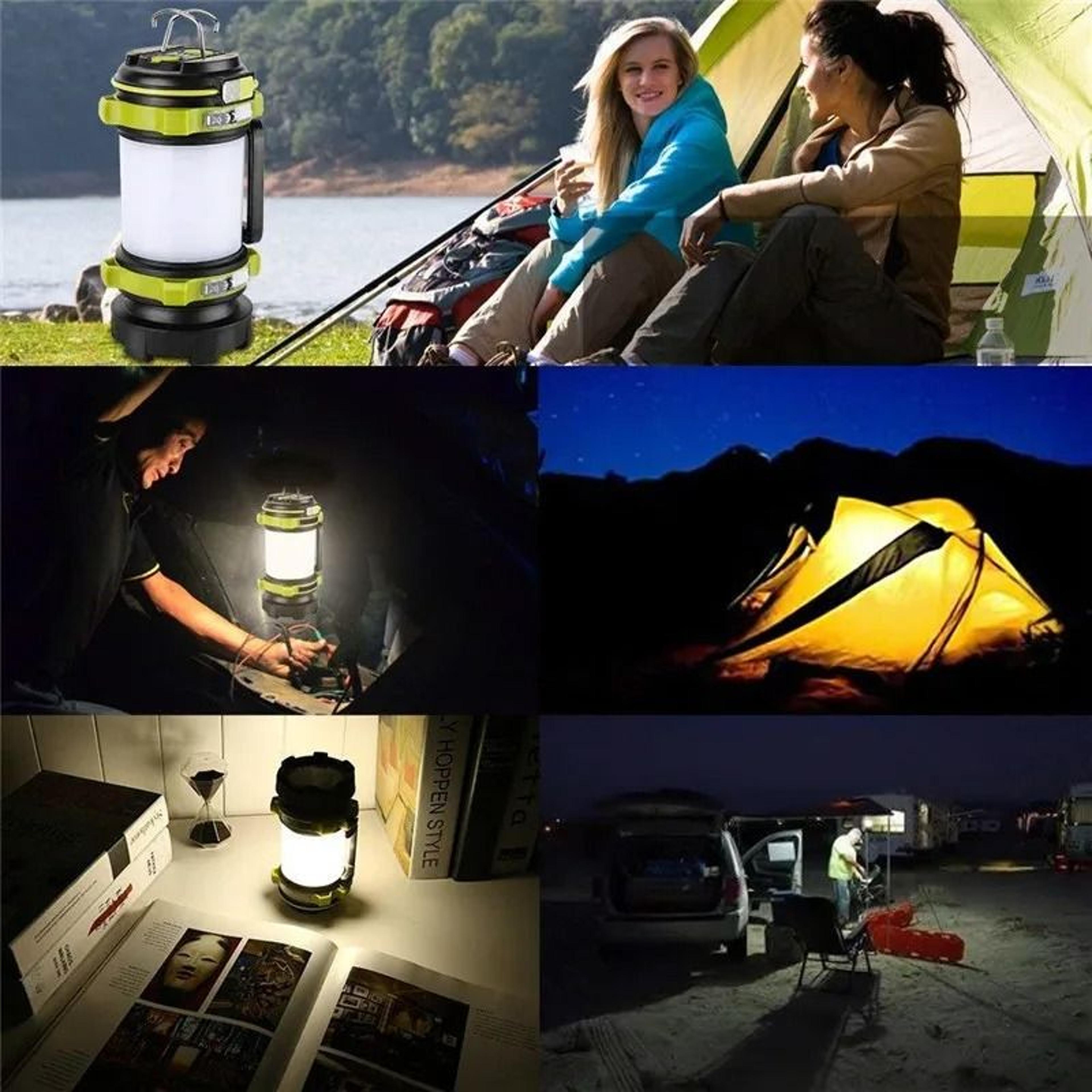 8000 Lumen USB Rechargeable LED Searchlight  Camping Lantern 2