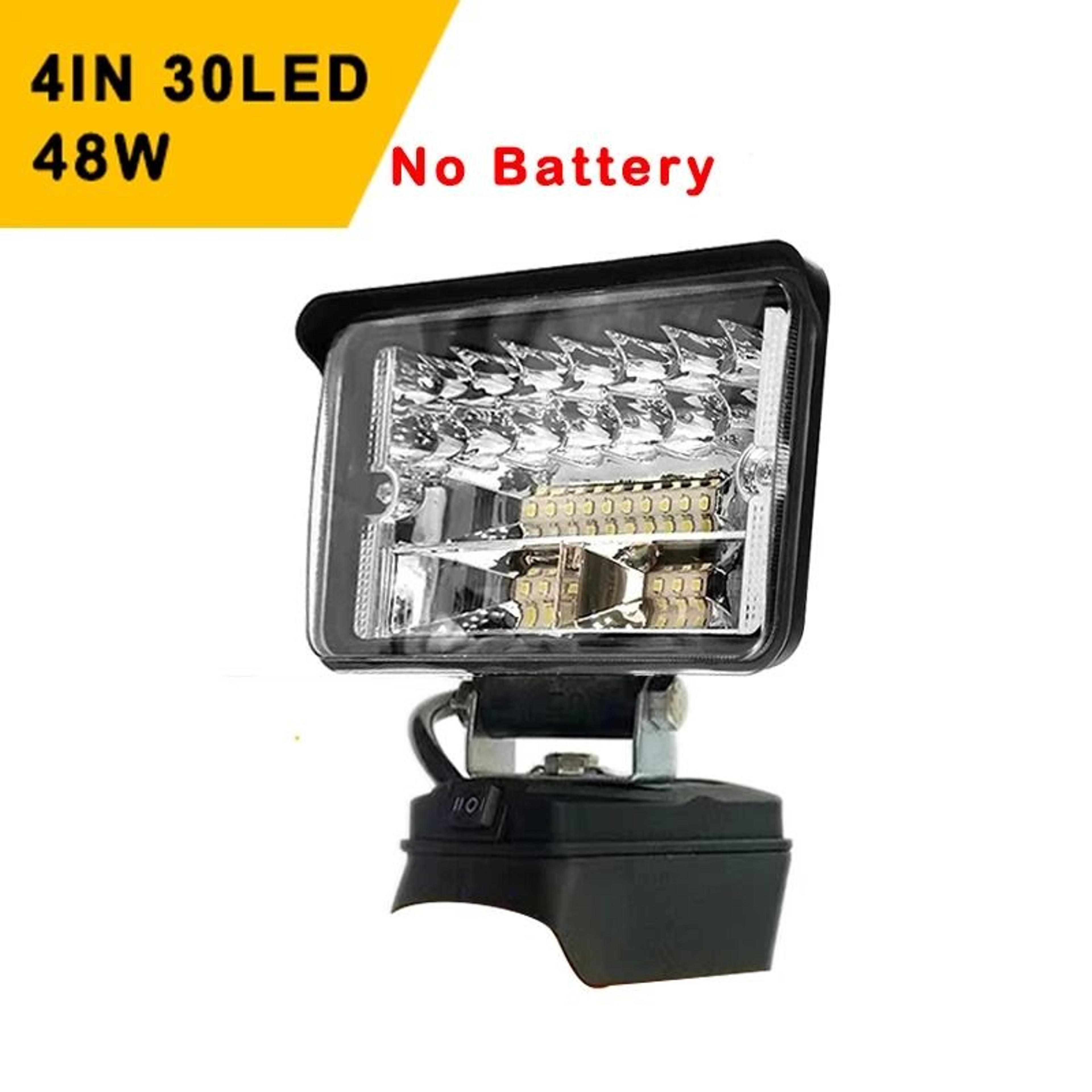 Cordless LED Work Light Spotlight For DeWalt 18V20V Battery 3458Inch Outdoor Lamp 10