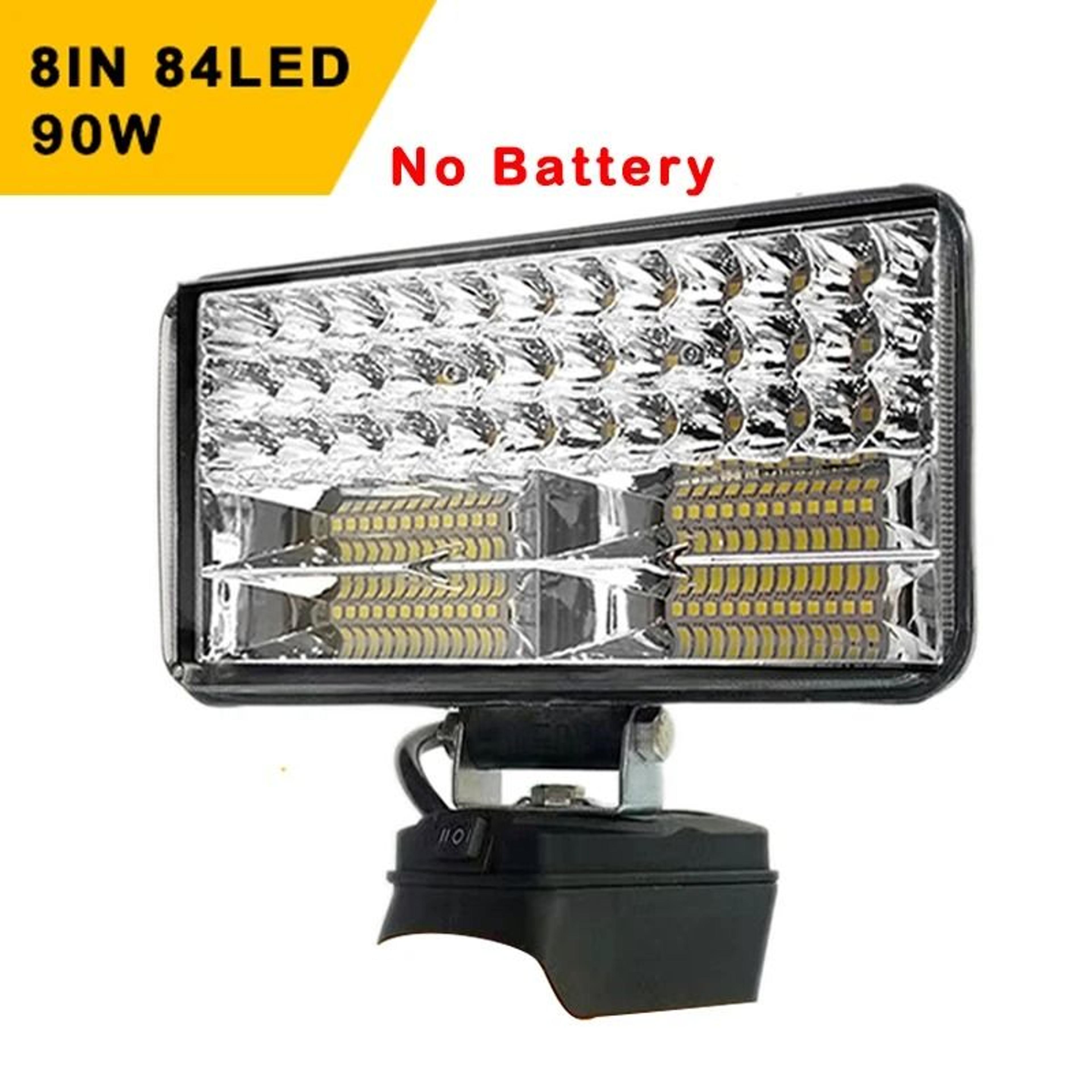 Cordless LED Work Light Spotlight For DeWalt 18V20V Battery 3458Inch Outdoor Lamp 7