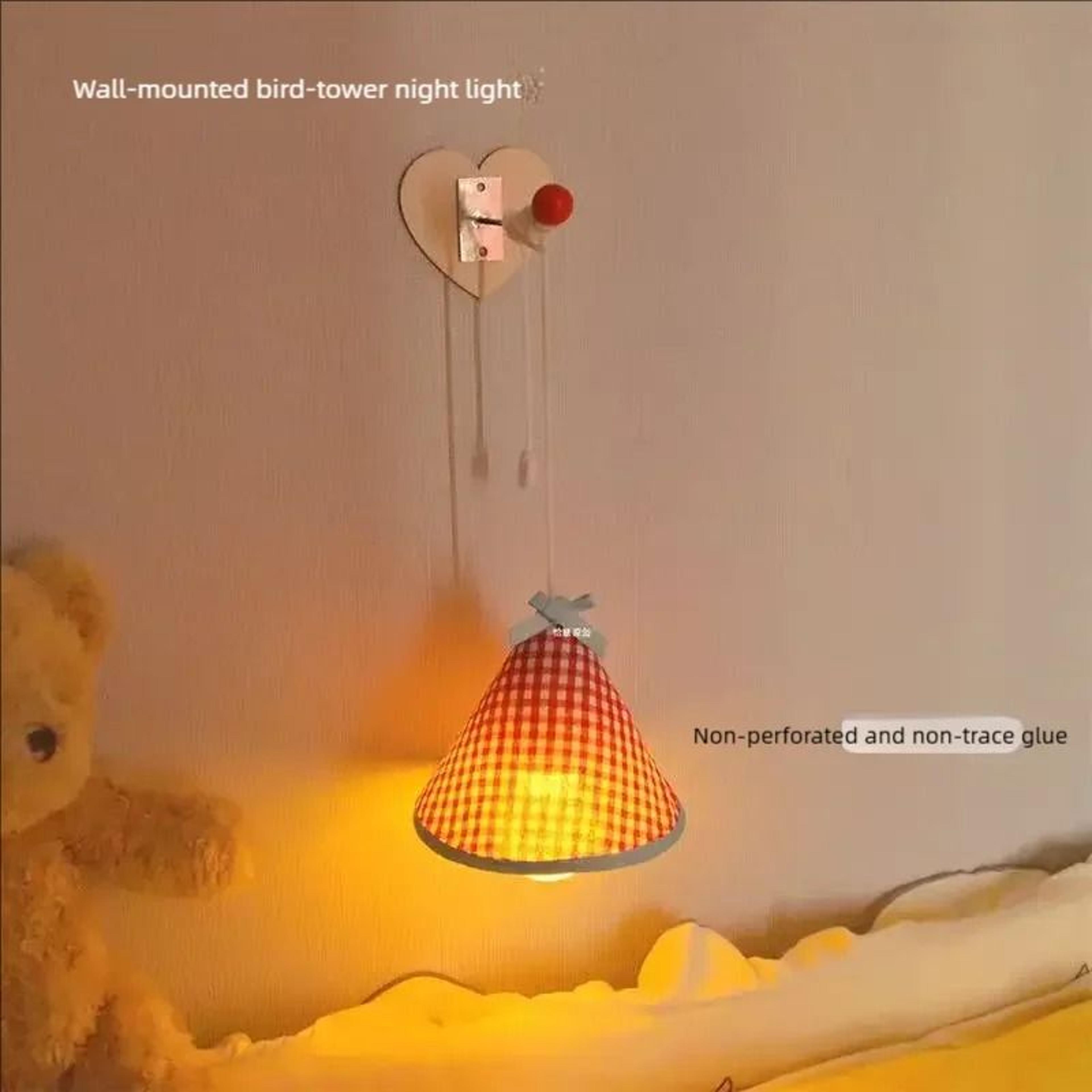 Cute Wall Hanging Warm LED Night Light  Bedside Atmosphere Desk Lamp 3