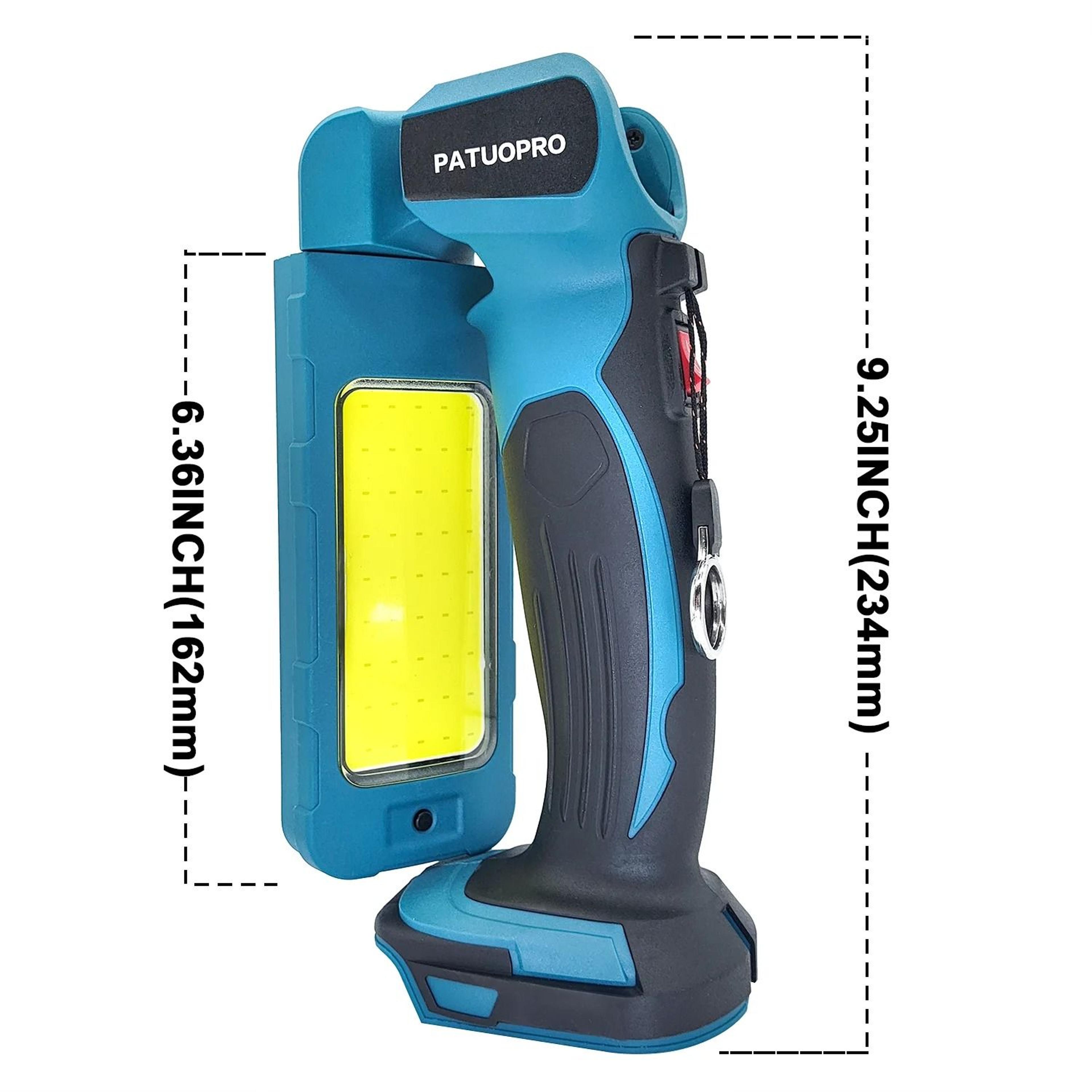 Cordless LED Flashlight Work Light  Handheld Spotlight For Makita 18V Battery 5