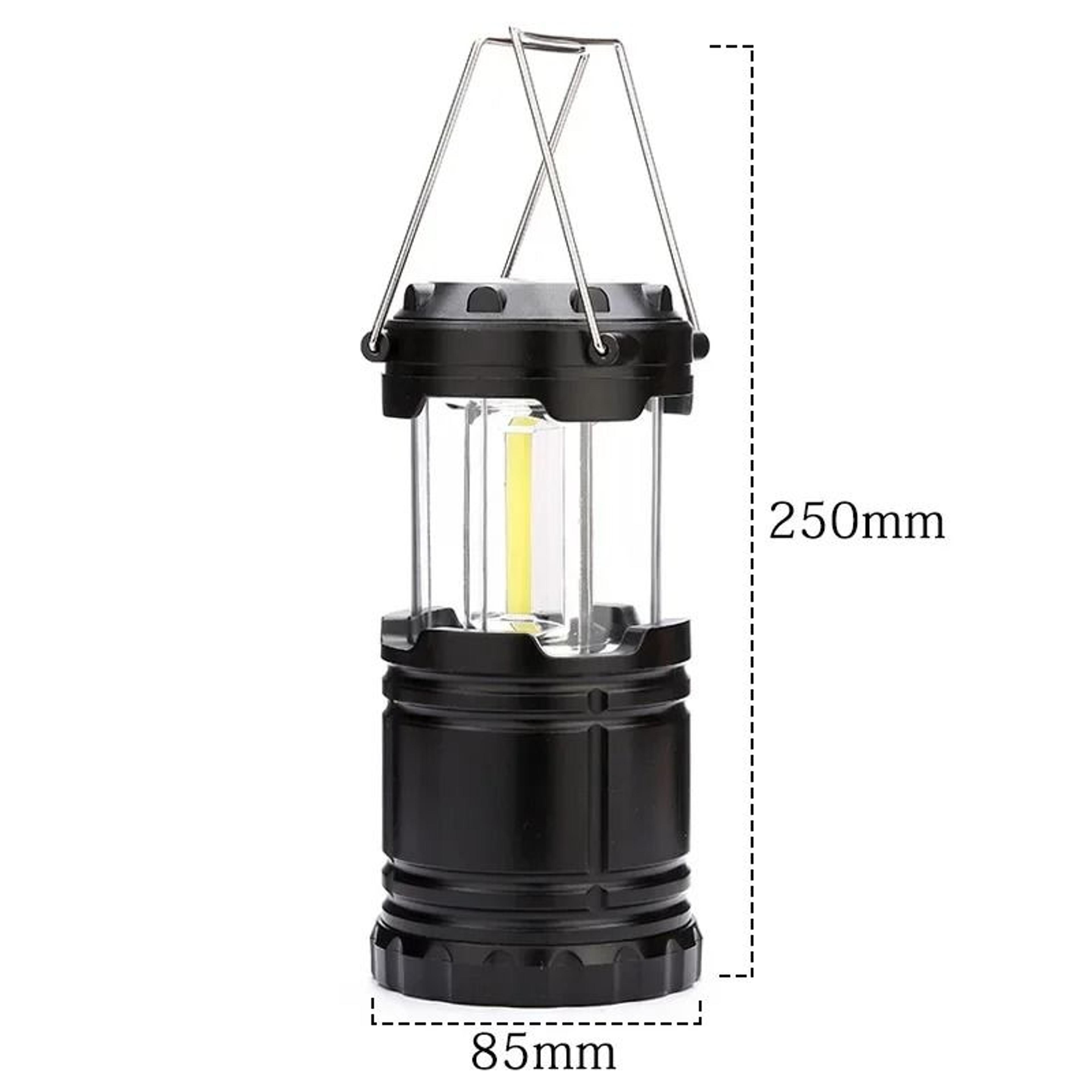 2in1 Foldable COB LED Camping Lantern  Portable Flashlight ImpactResistant  Waterproof 8