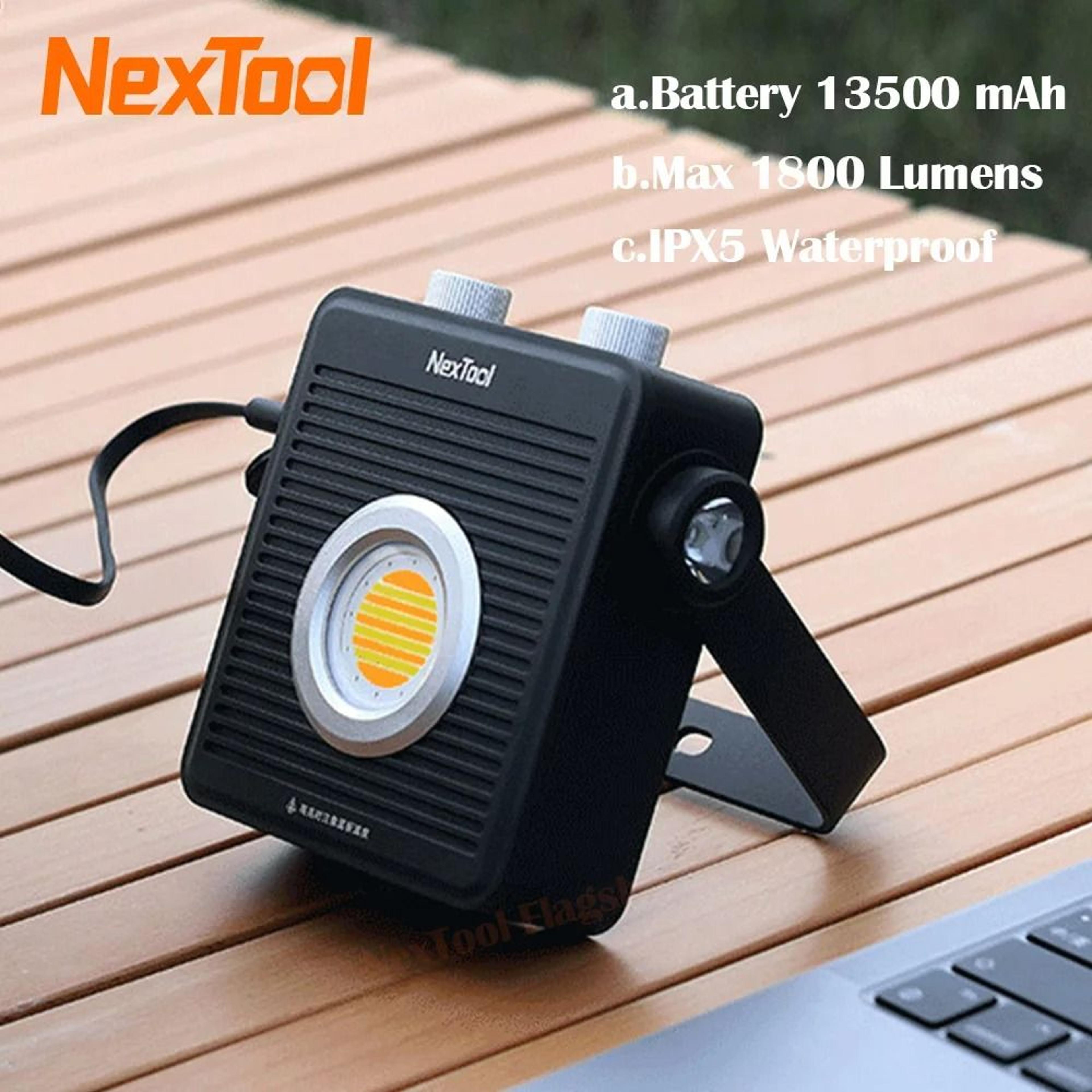 nextool 13500mah 1800lm outdoor camping lantern, portable emergency light & heavy-duty power bank