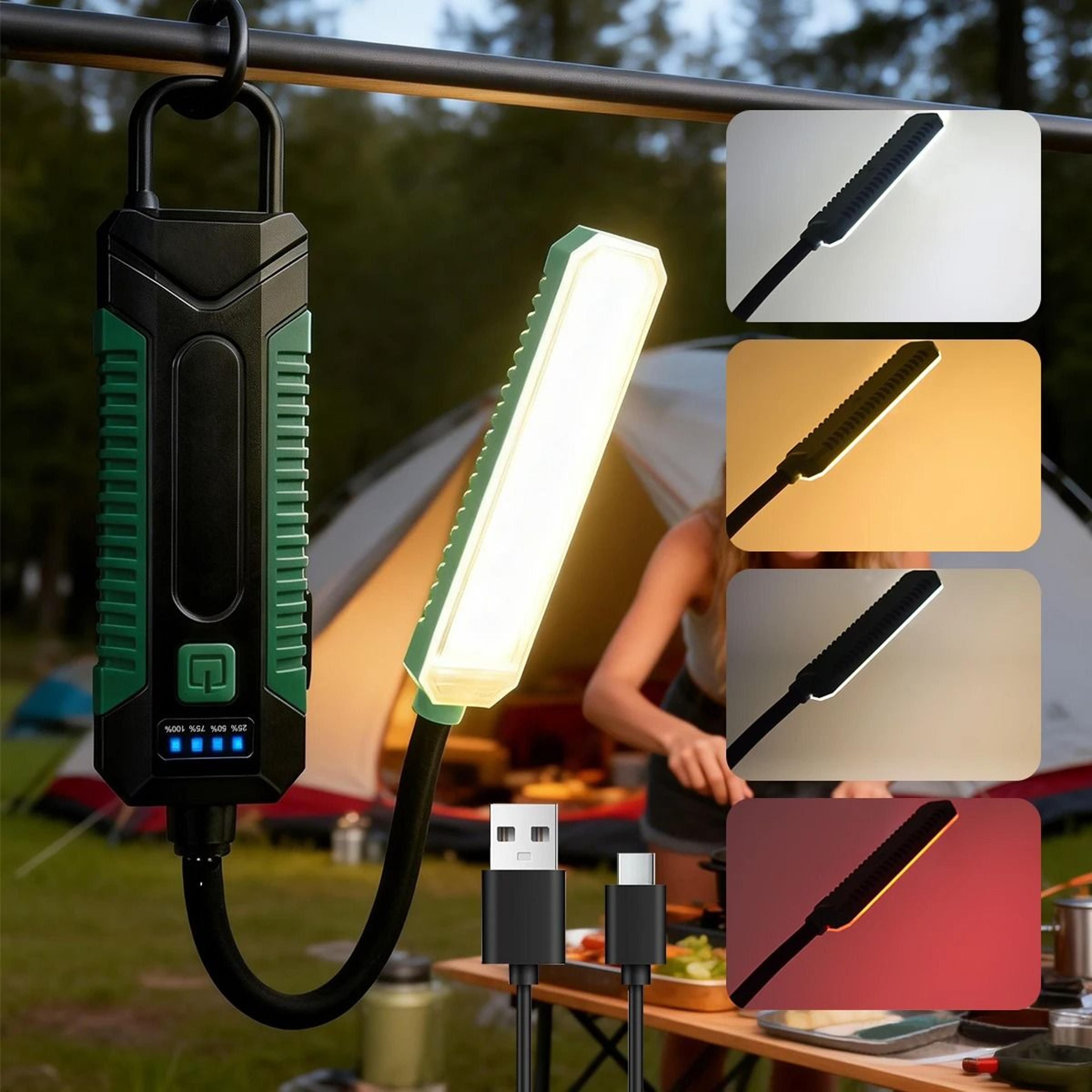 Rechargeable Magnetic Portable LED Work Light With 360 Flexible Gooseneck  Hanging Hook 0