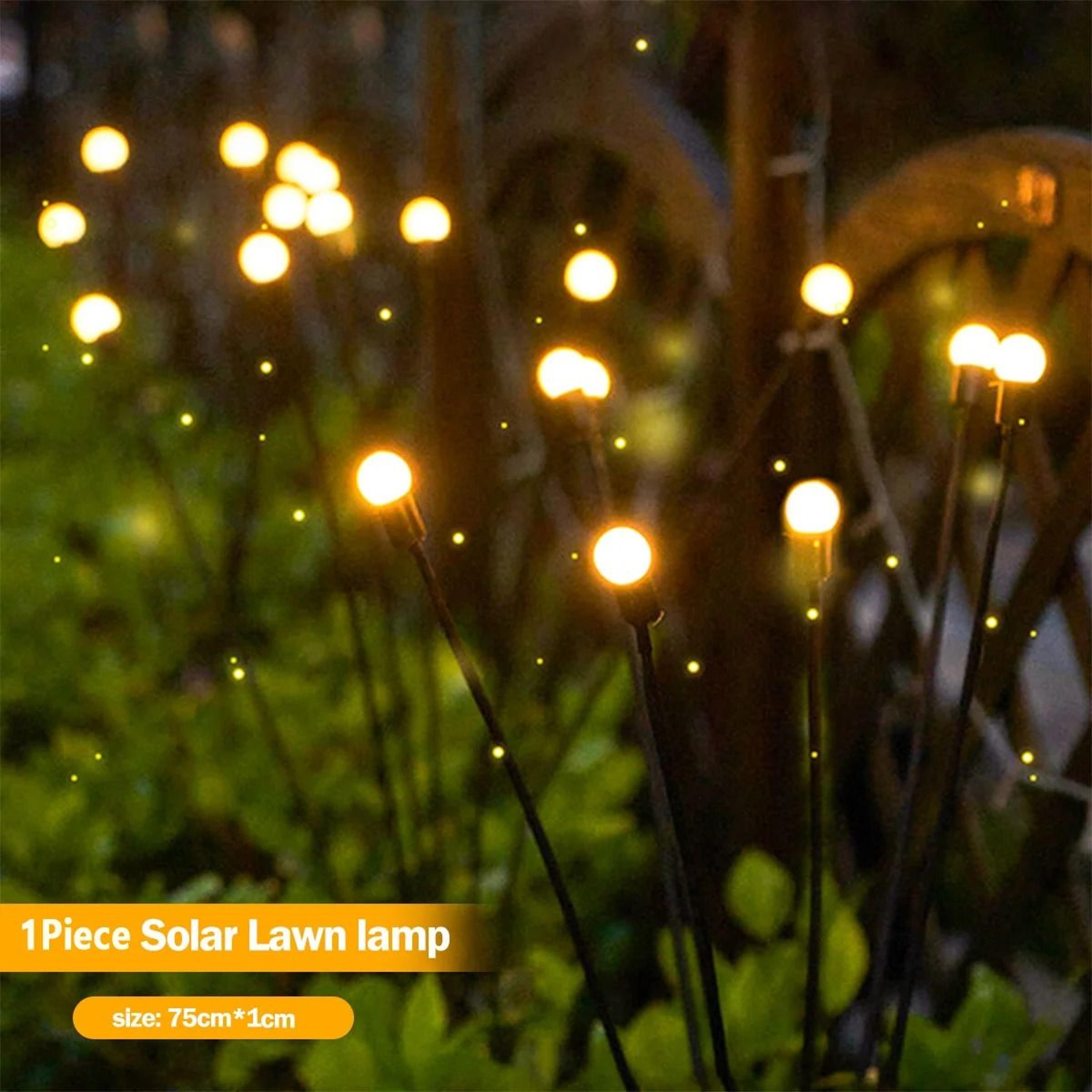 Solar LED Outdoor Waterproof Firefly Garden Lights Sunlight Powered Landscape Decor 3