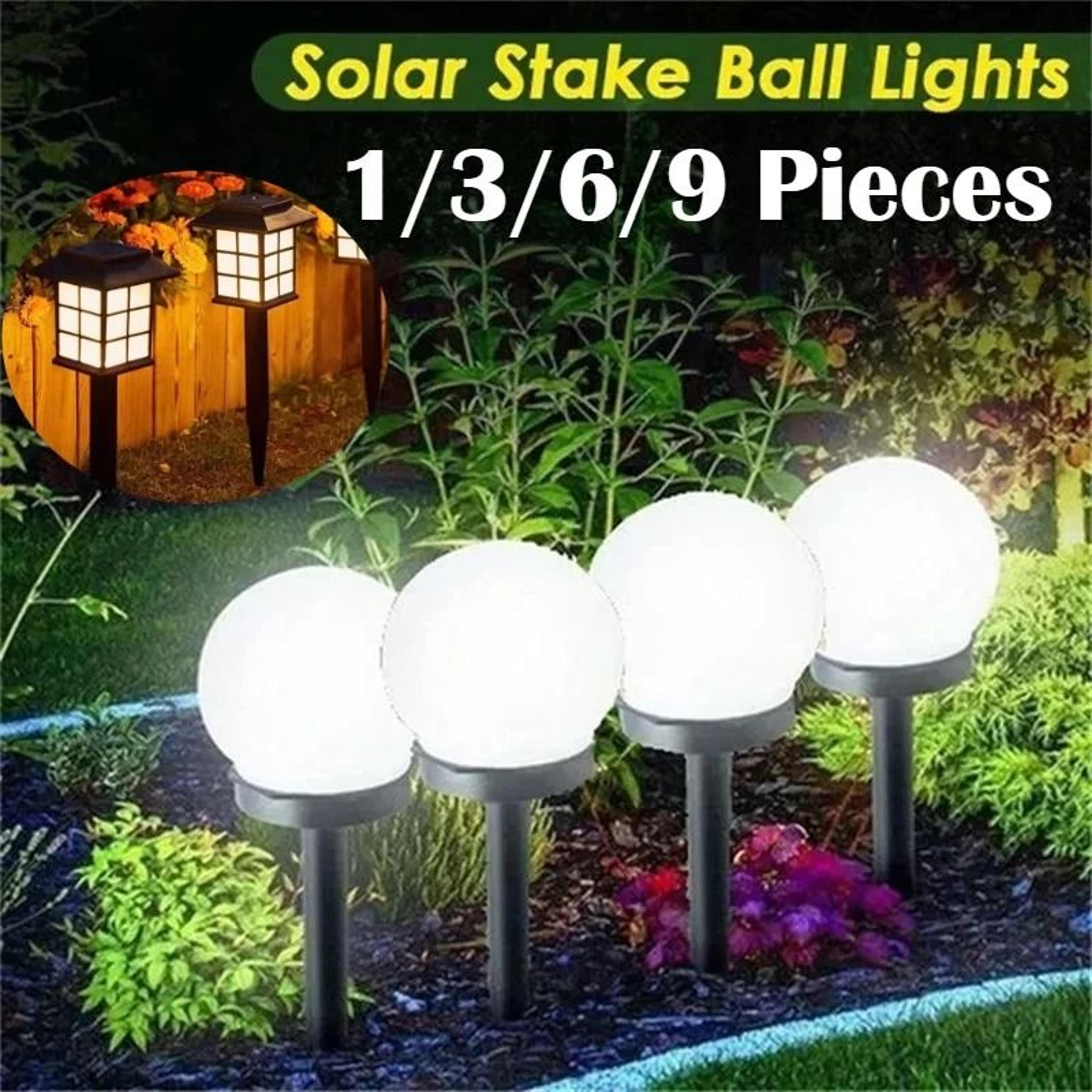 heinast outdoor solar led globe bulb lights waterproof hanging garden yard lawn lamp