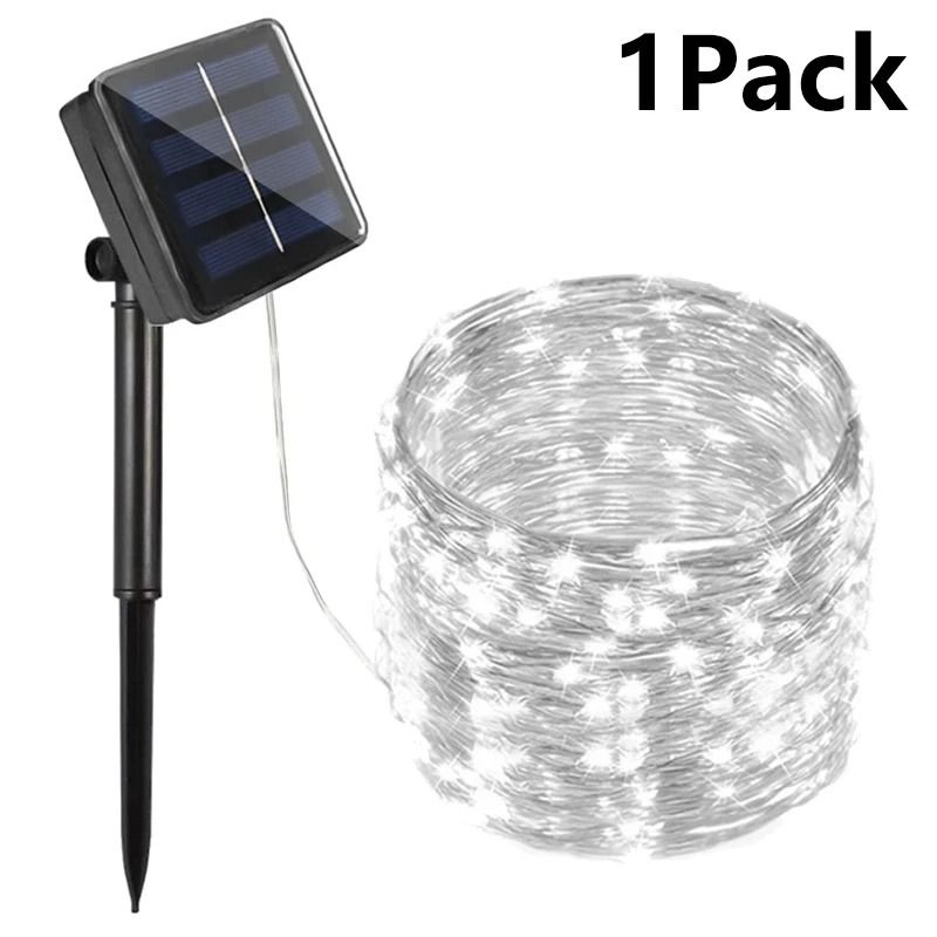 Outdoor Solar String Fairy Lights 8 Modes Waterproof Twinkle Garland Lamp For Garden Yard Fence 9